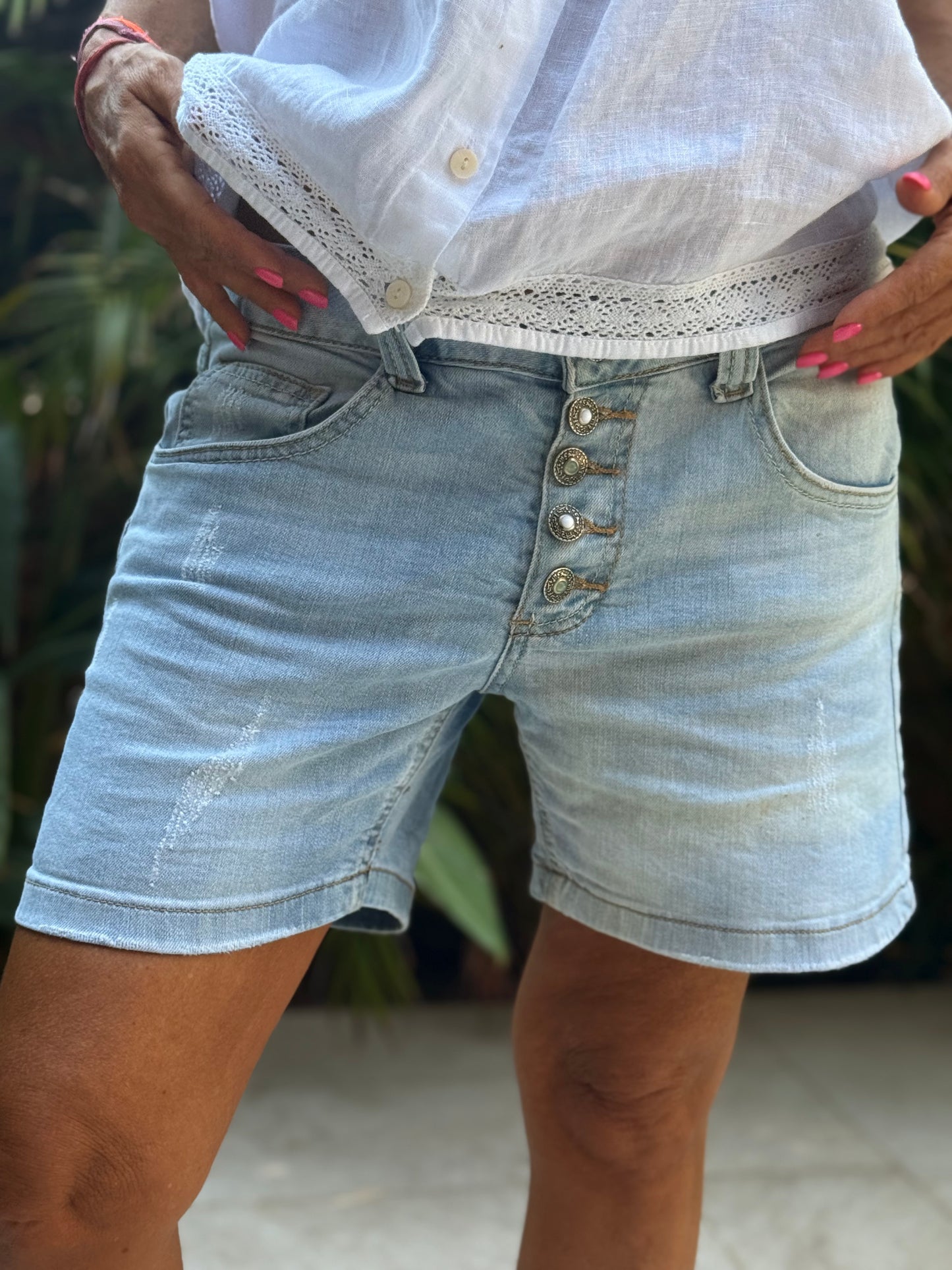 SHORT BIJOUX TEJANO CLARO