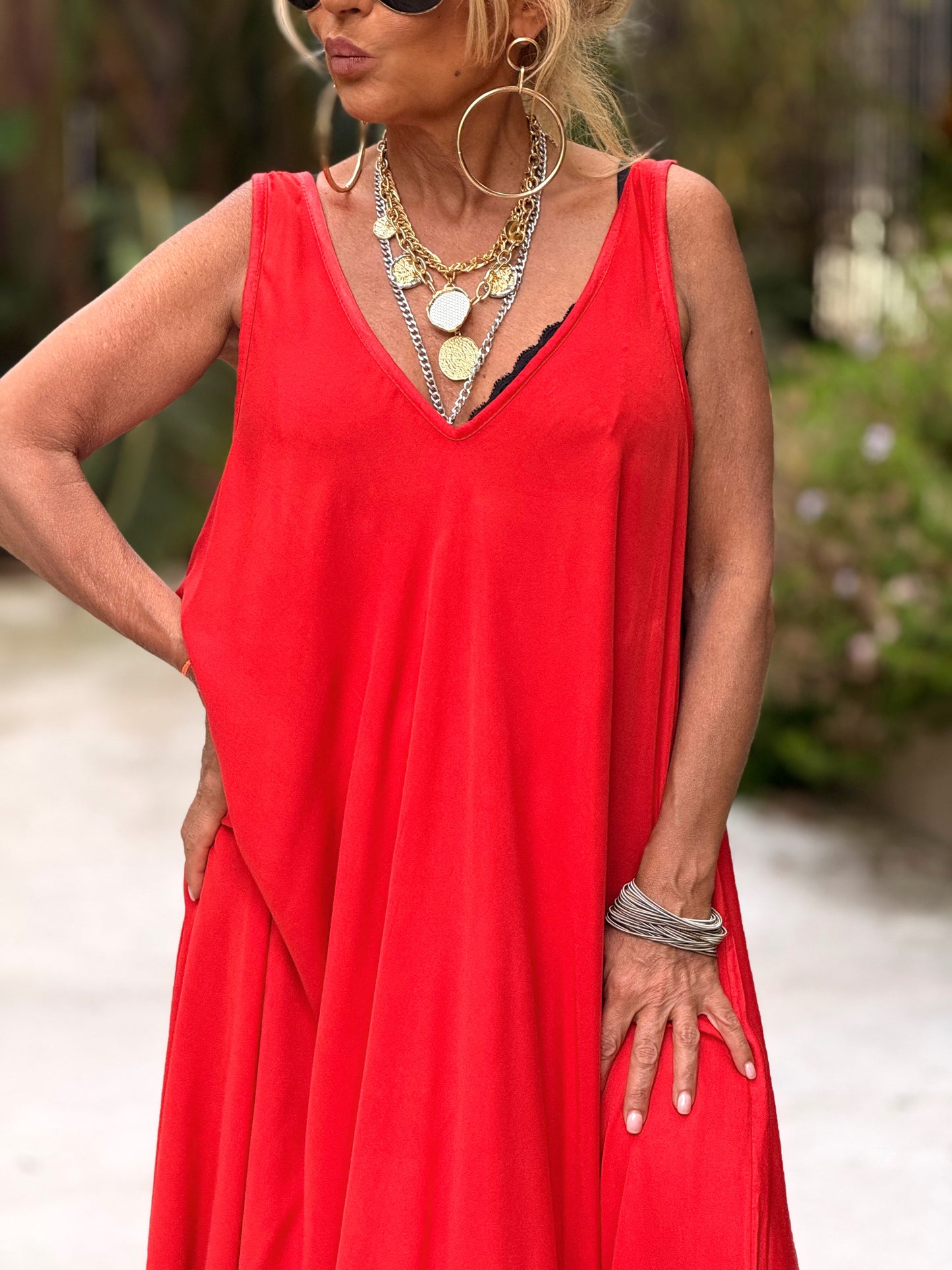 VESTIDO OVERSIZE AMANDINE MULTICOLOR
