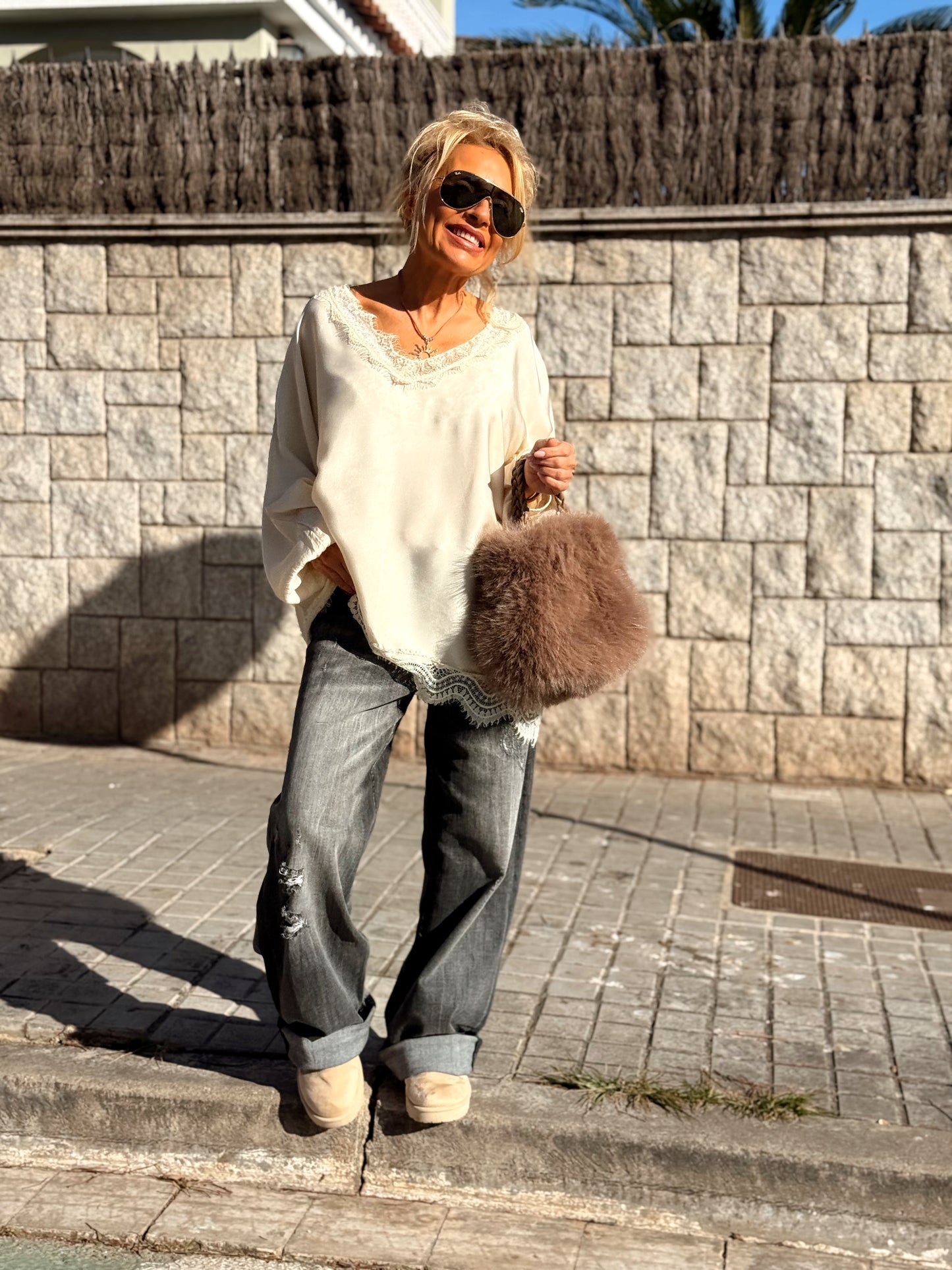 BLUSA OVERSIZE LENCERO PAULA MULTICOLOR