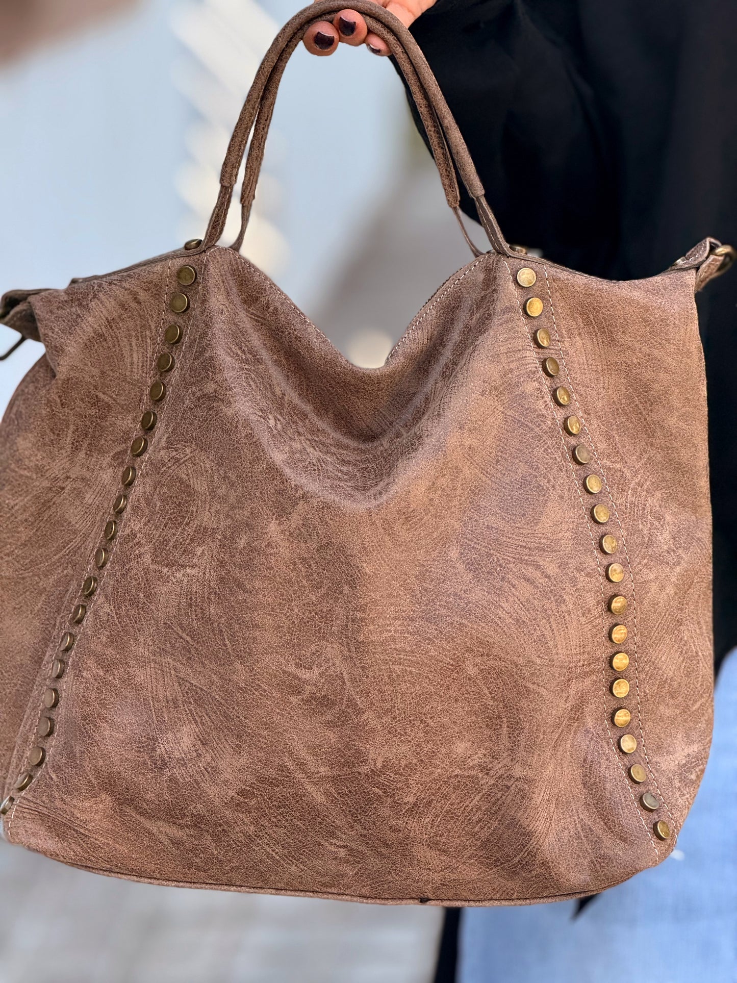 BOLSO TACHAS MULTICOLOR