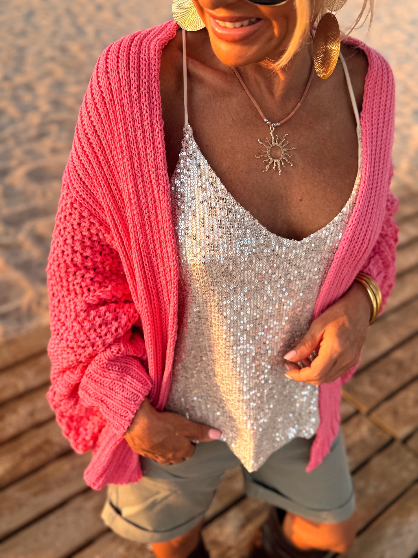 CHAQUETA AGUJERO SABINE MULTICOLOR