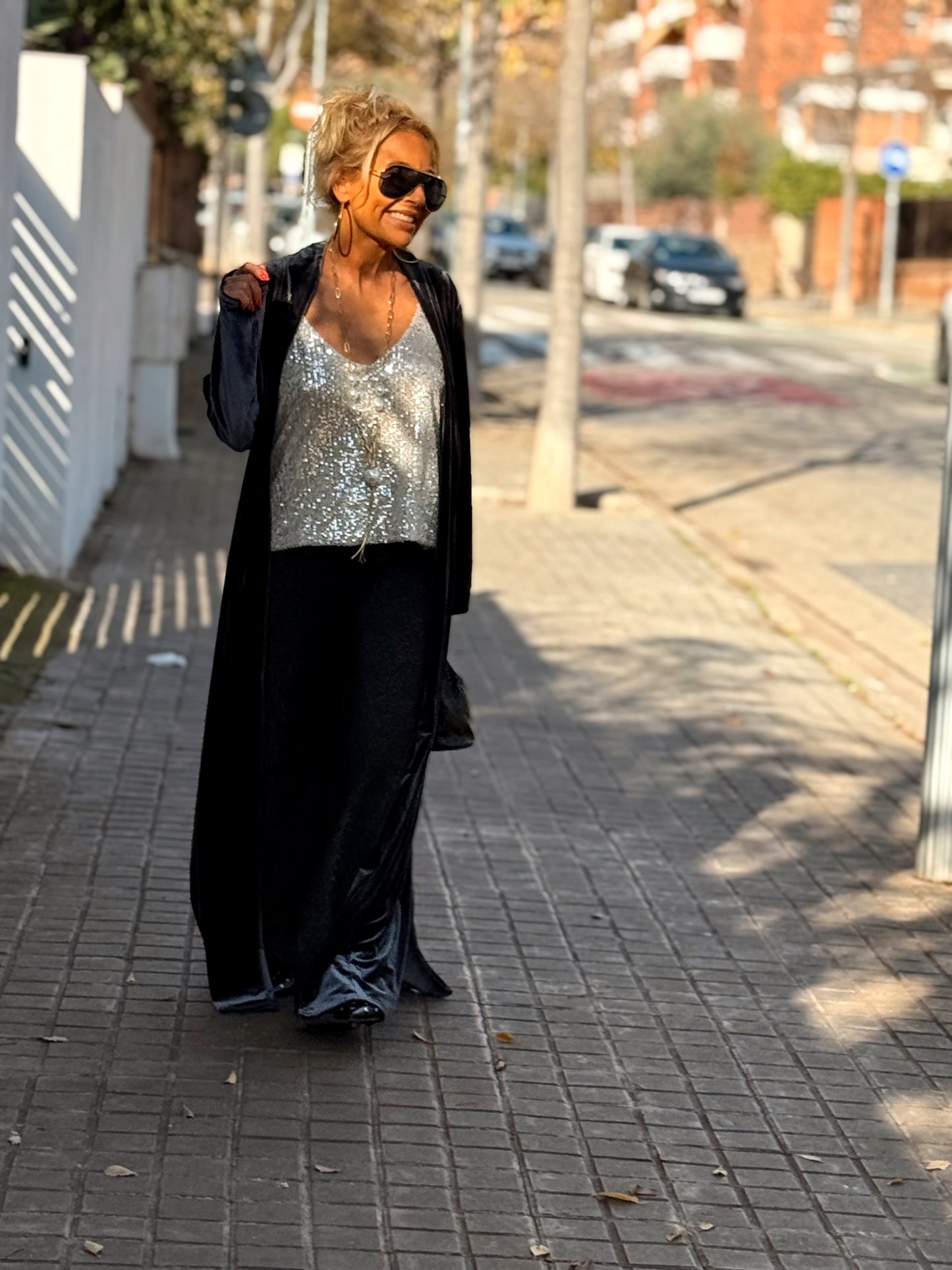 KIMONO LARGO OVERSIZE TERCIOPELO MULTICOLOR