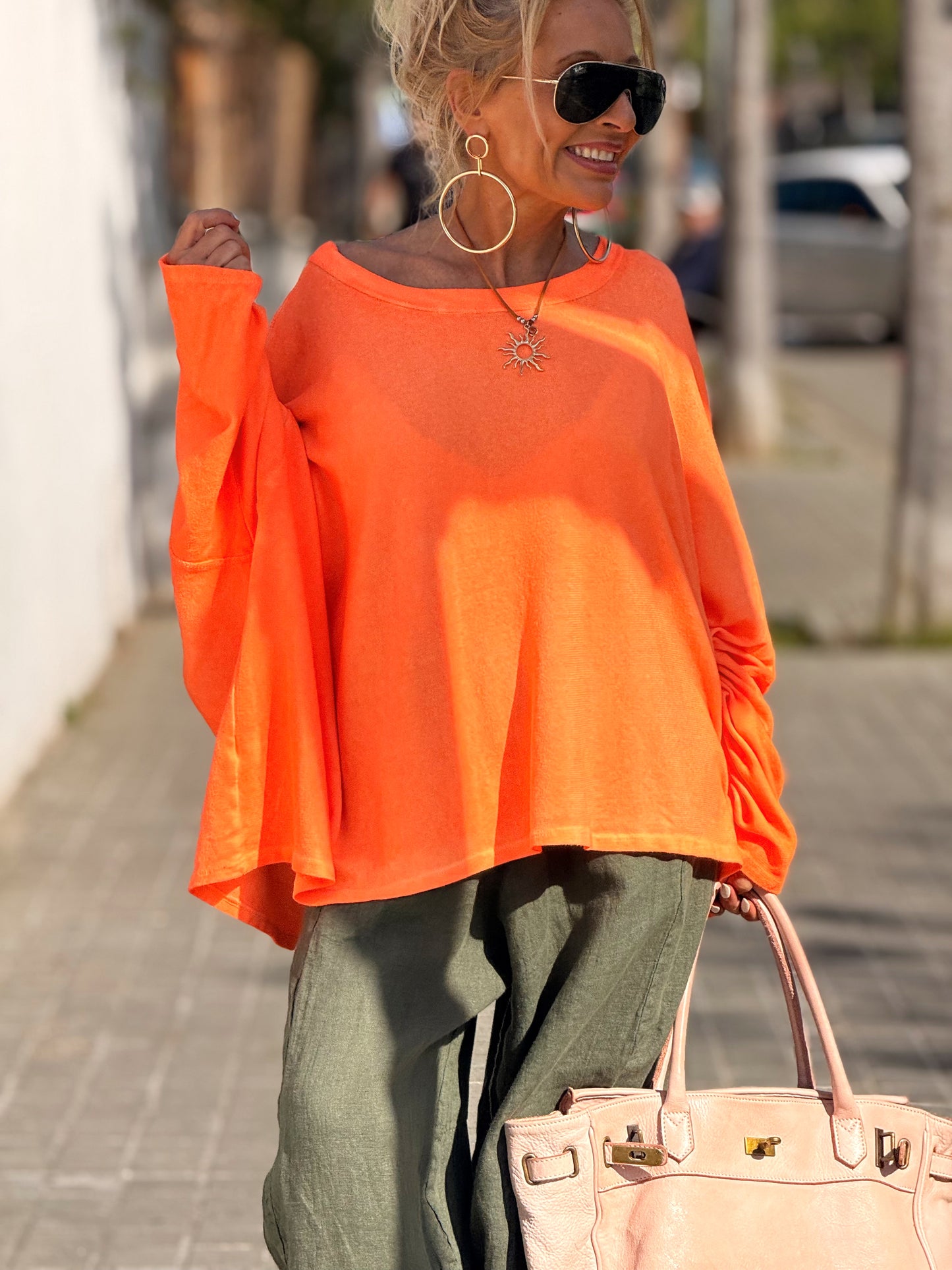 CAMISETA SUPER OVERSIZE SHILA NÉON MULTICOLOR