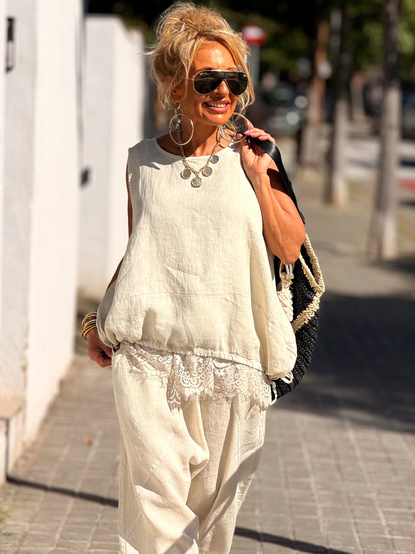 BLUSA LINO ARTHUR MULTICOLOR