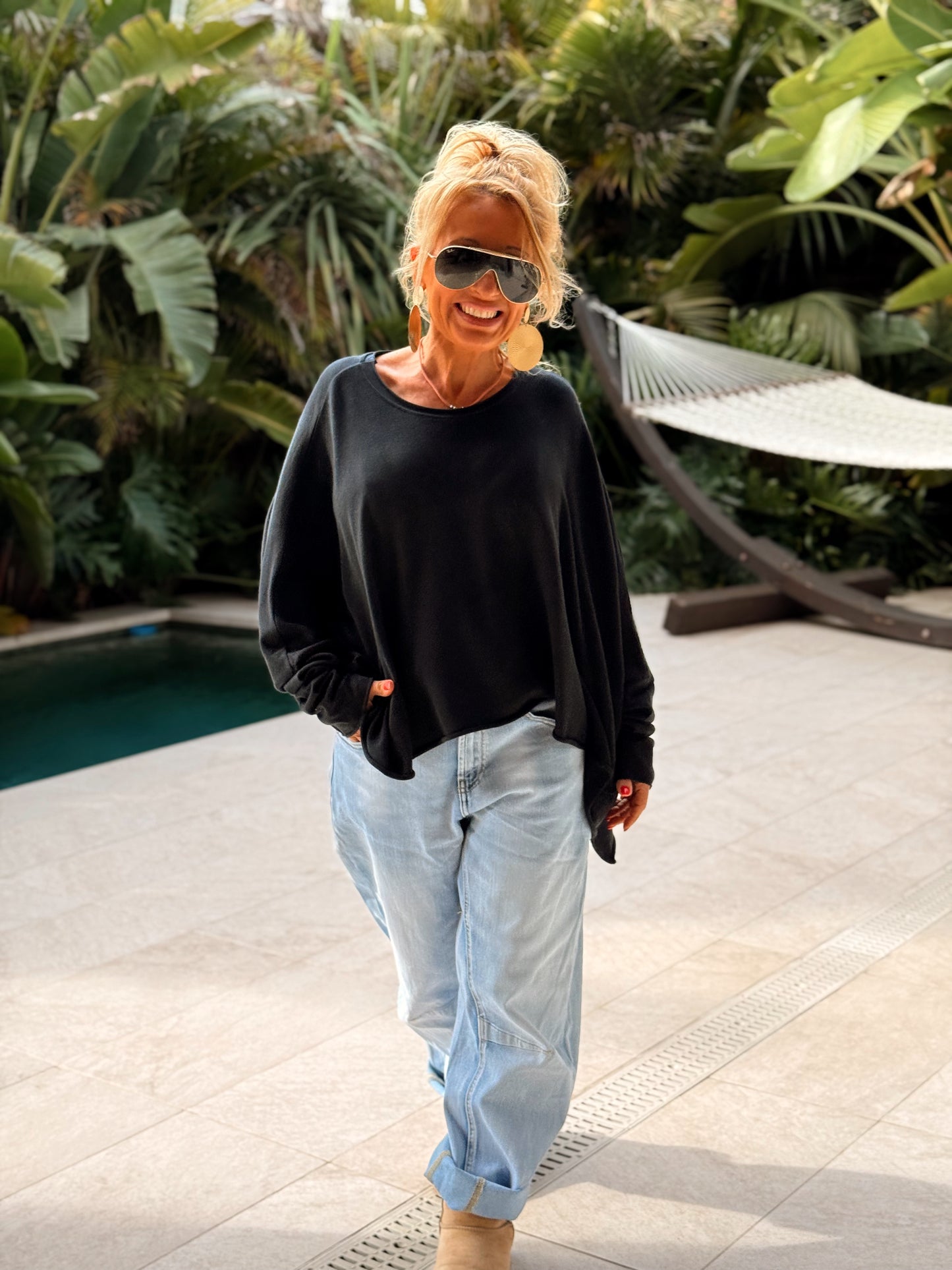 CAMISETA DESGASTADA SUPER OVERSIZE DANI MULTICOLOR