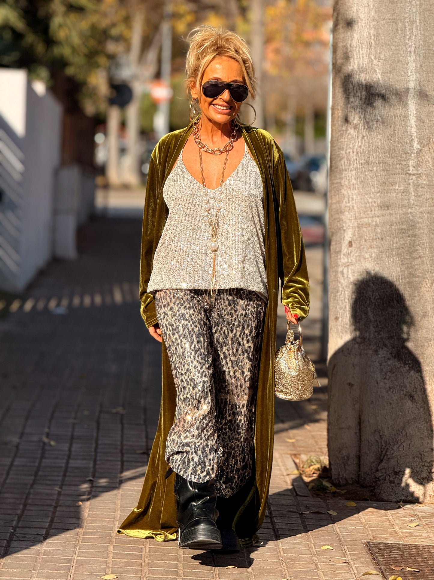 KIMONO LARGO OVERSIZE TERCIOPELO MULTICOLOR