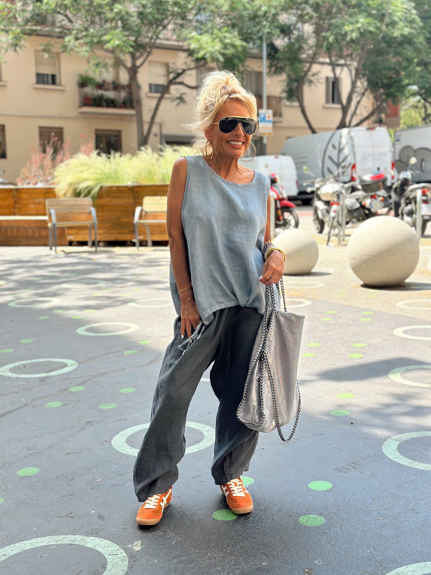 BLUSA LINO ARTHUR MULTICOLOR