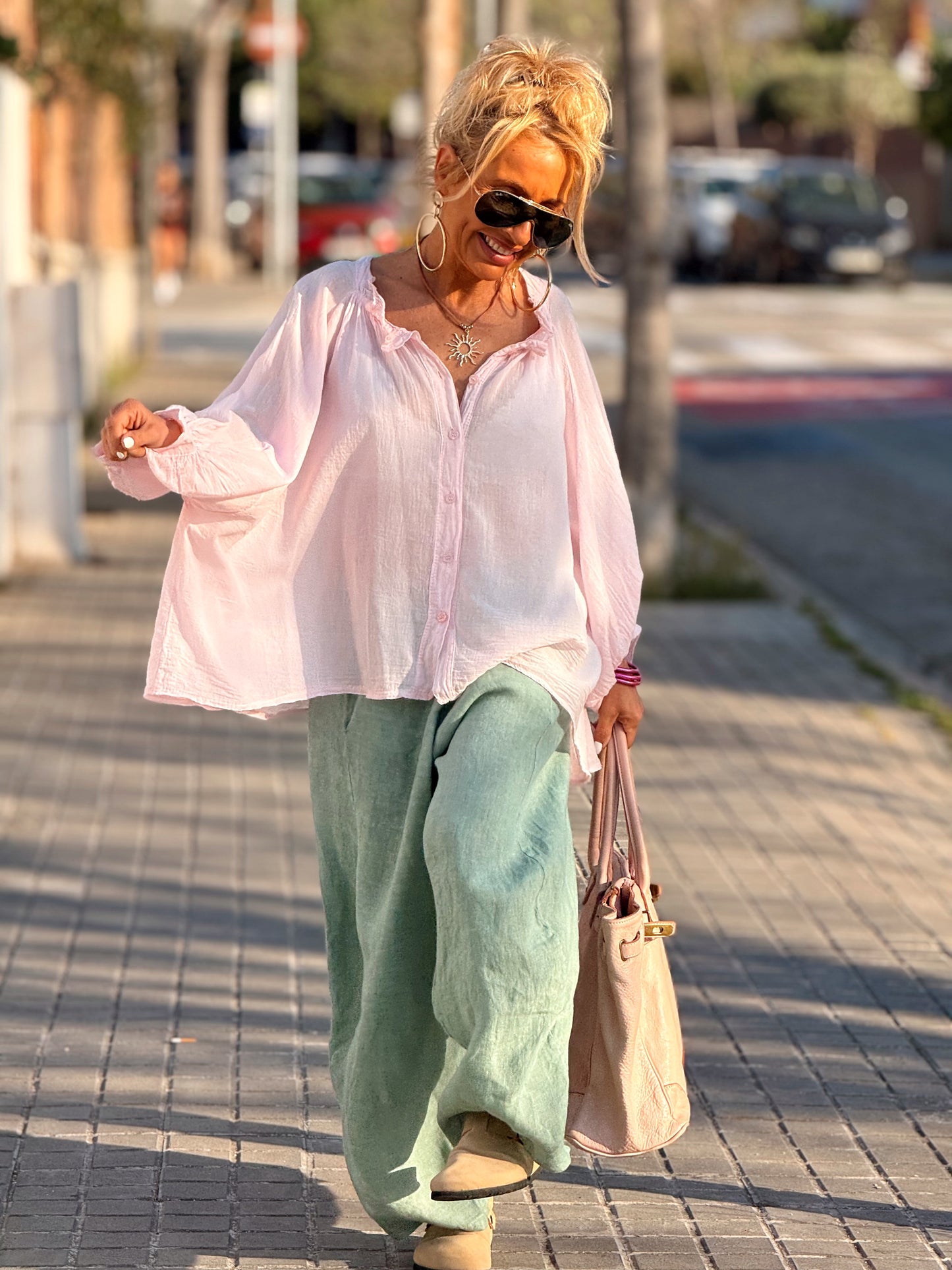 BLUSA OVERSIZE NINA MULTICOLOR