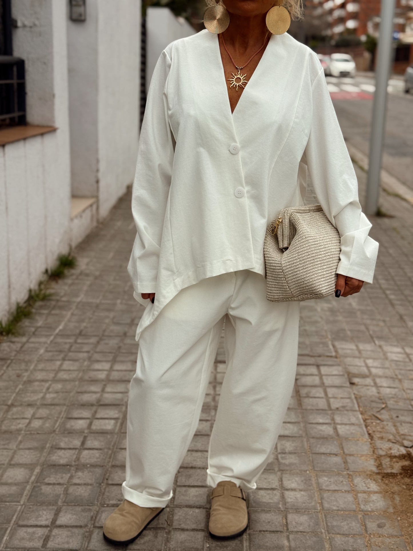 CHAQUETA ASIMÉTRICO VALERIA MULTICOLOR