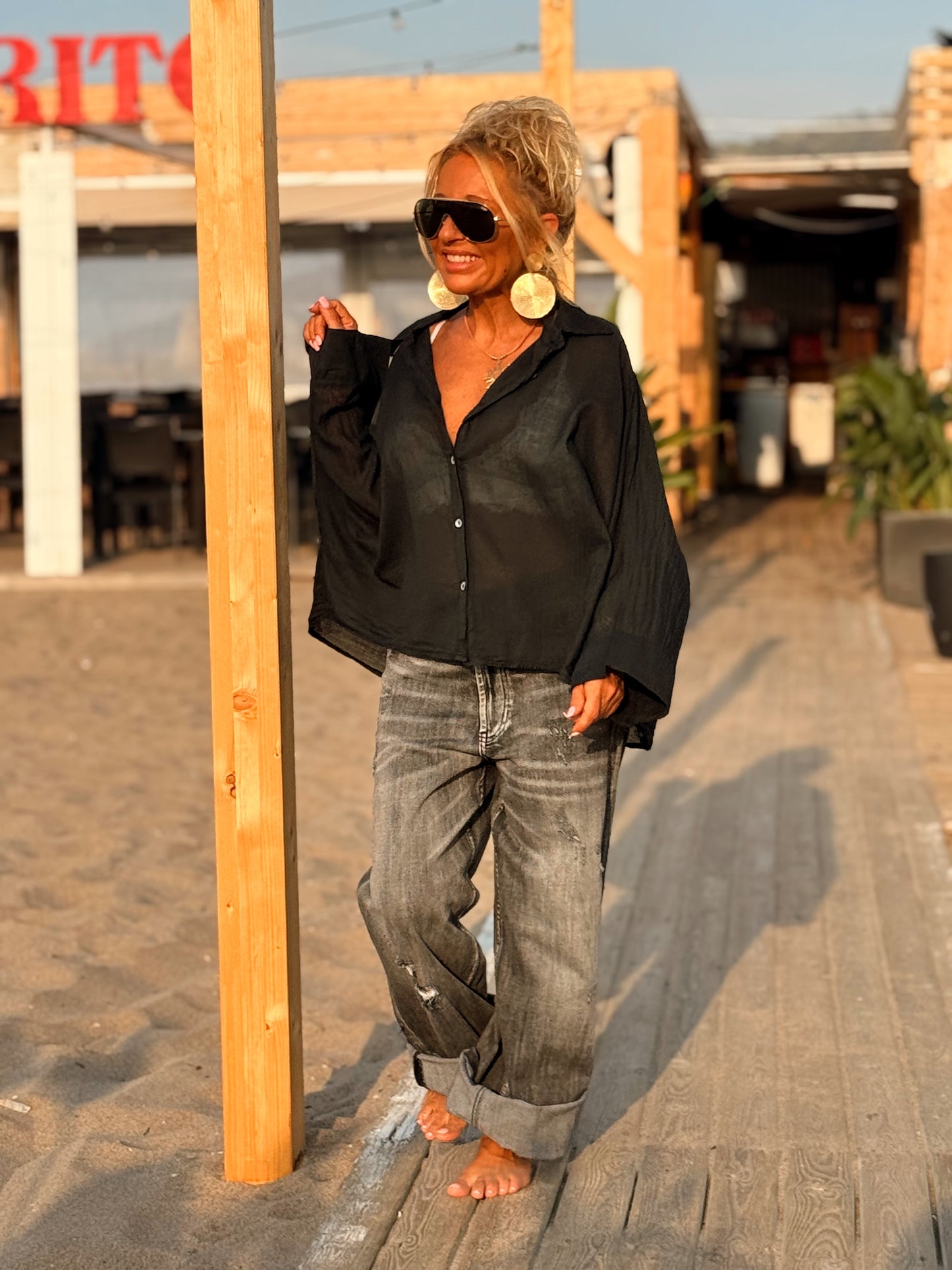 JEANS VAQUEROS JADE GRIS