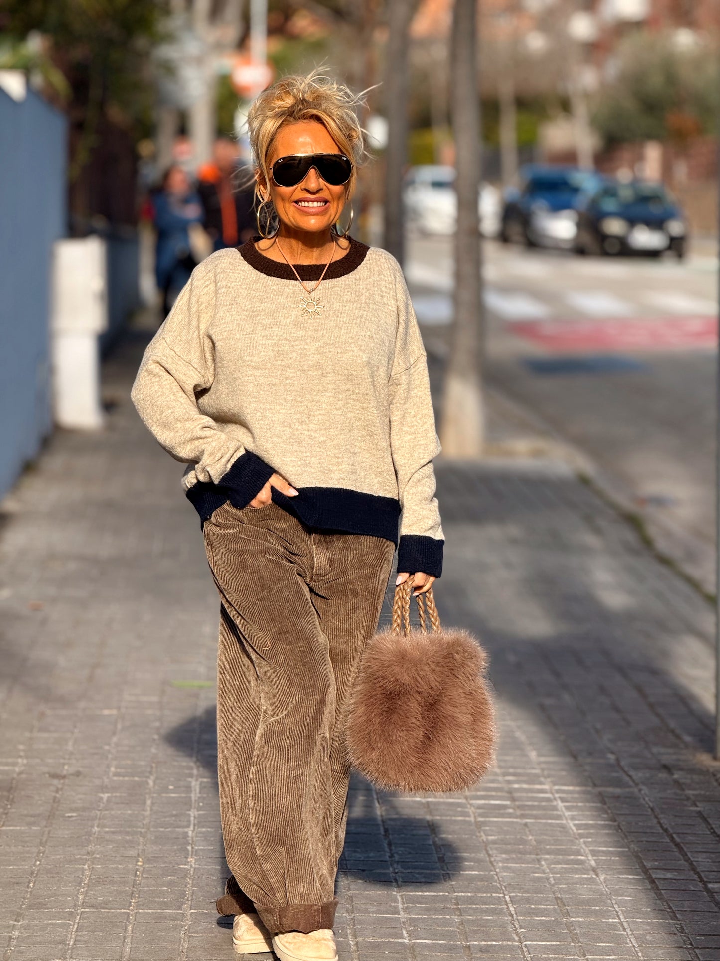 JERSEY DE PUNTO BEATRIZ MULTICOLOR