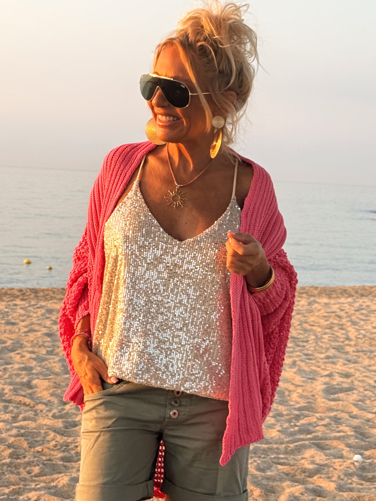 CHAQUETA AGUJERO SABINE MULTICOLOR