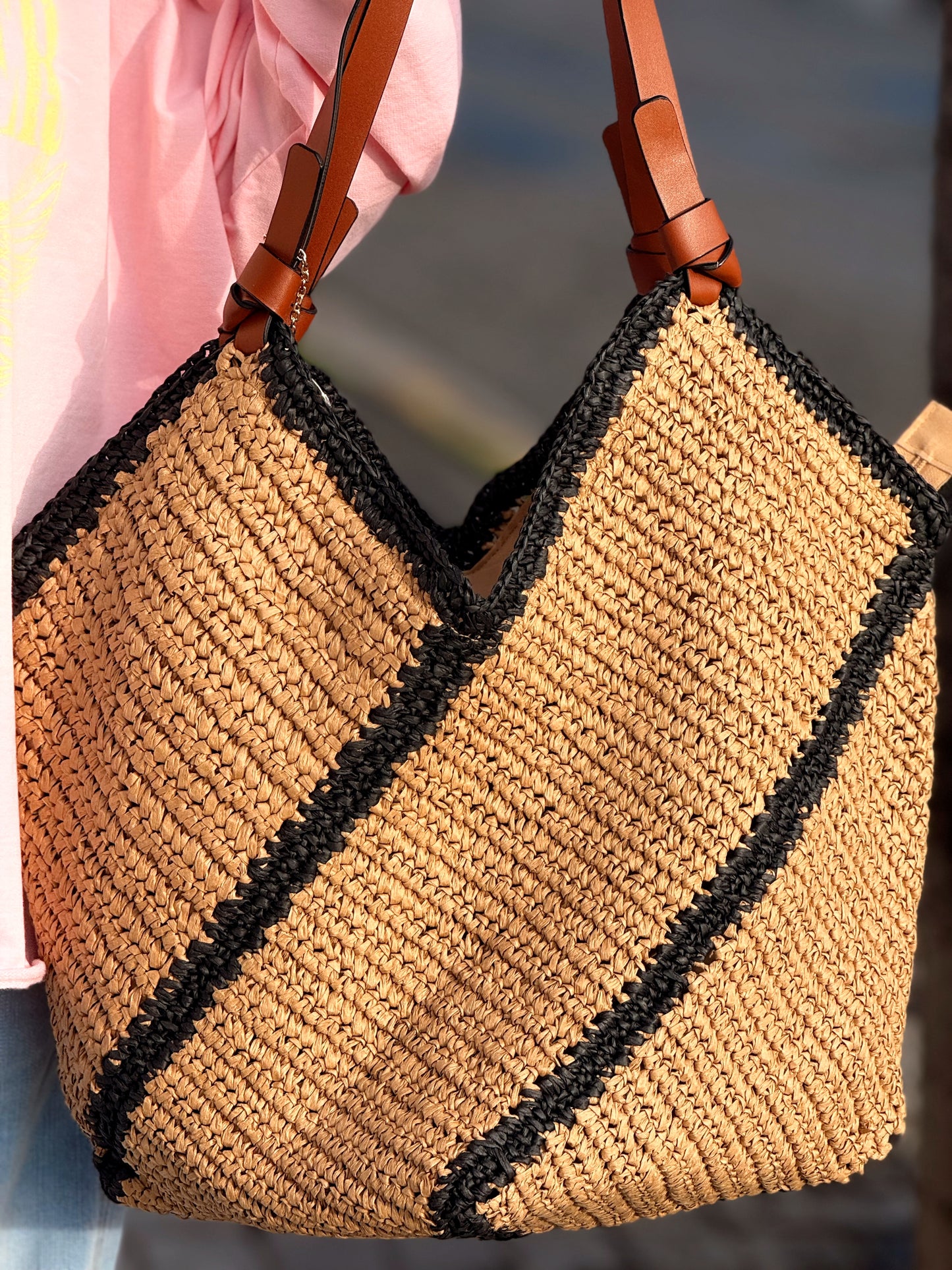 BOLSO RAFIA MULTICOLOR