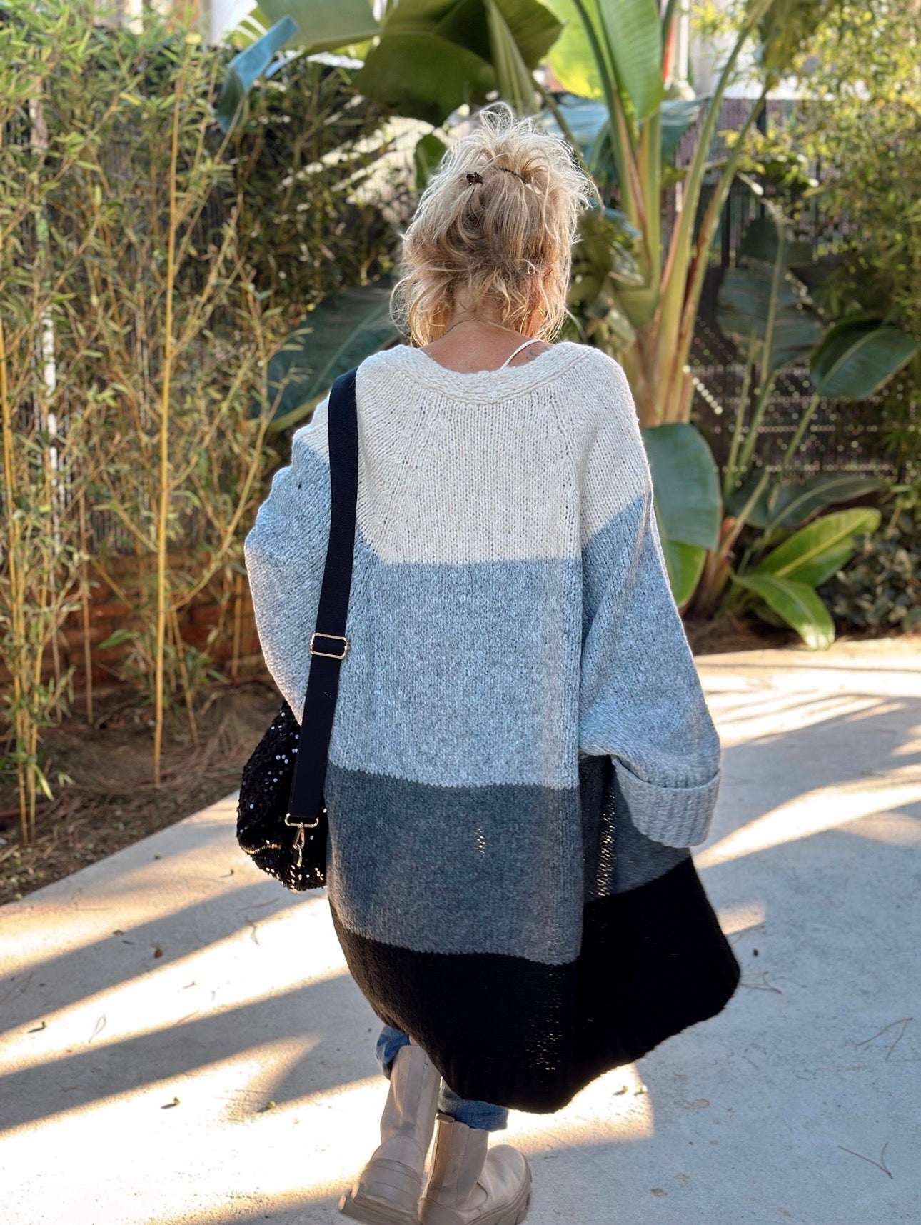 CHAQUETA DE PUNTO ROCIO MULTICOLOR