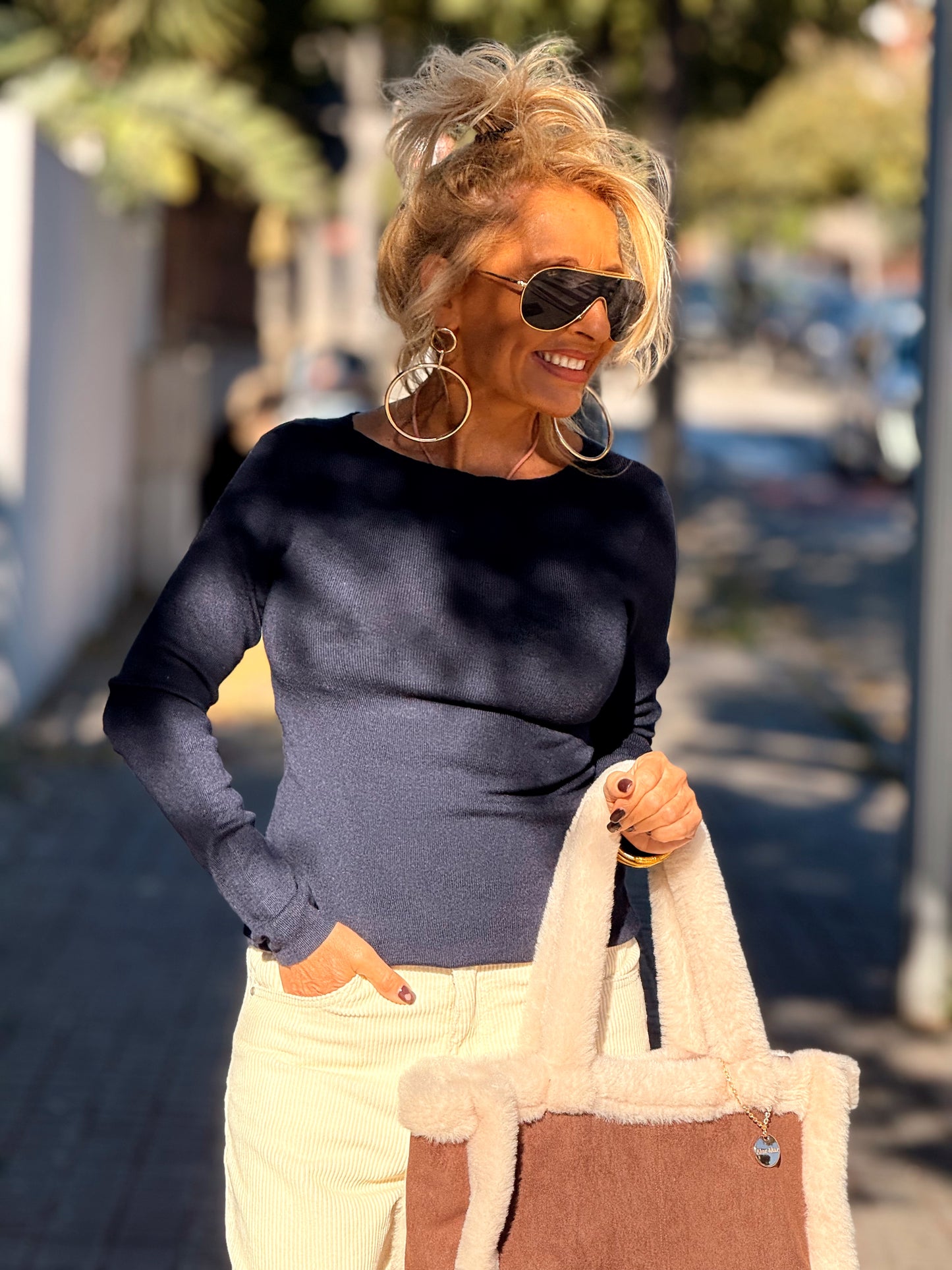 JERSEY DE PUNTO AJUSTADO MULTICOLOR