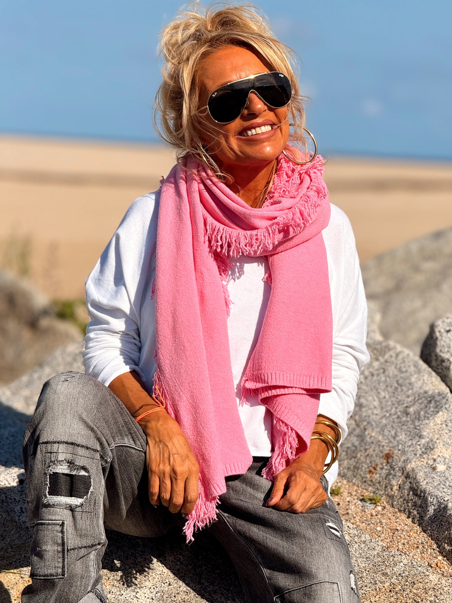 BUFANDA FLECOS CELINE MULTICOLOR