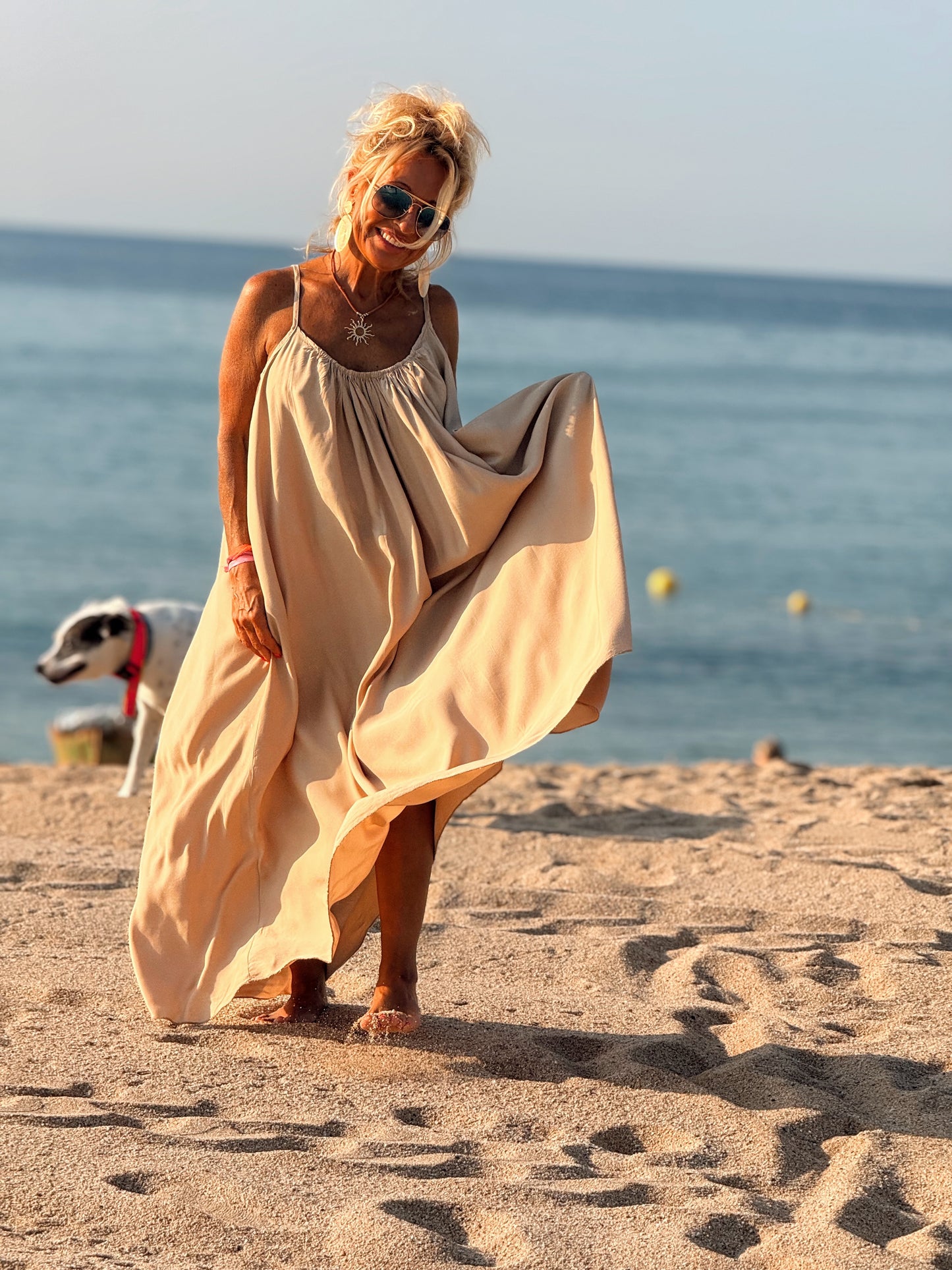 VESTIDO OVERSIZE AENOR CAMEL