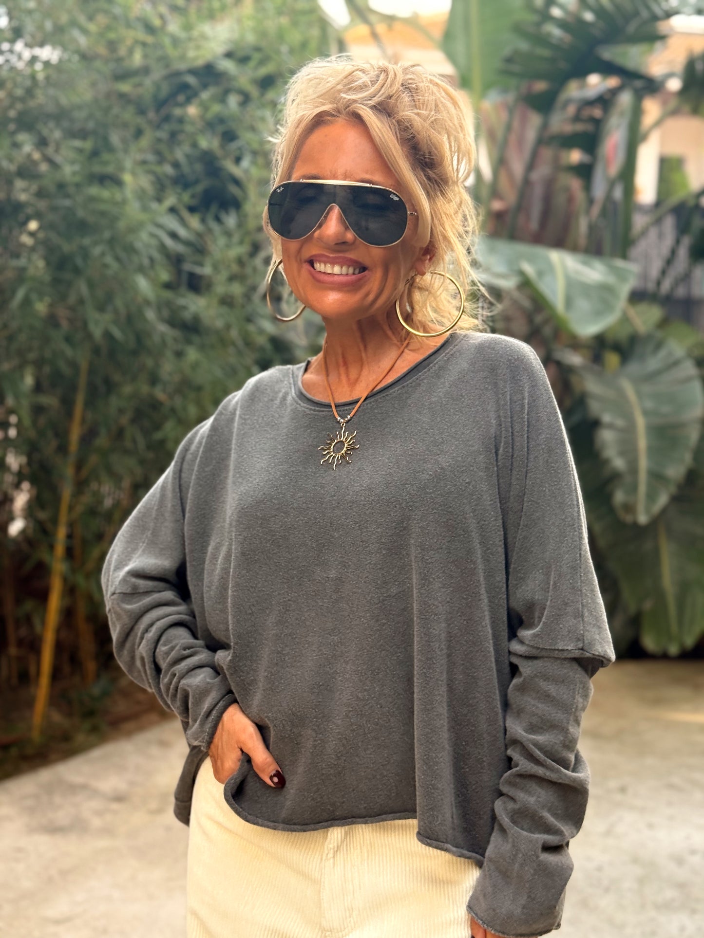 CAMISETA DESGASTADA OVERSIZE DANI MULTICOLOR