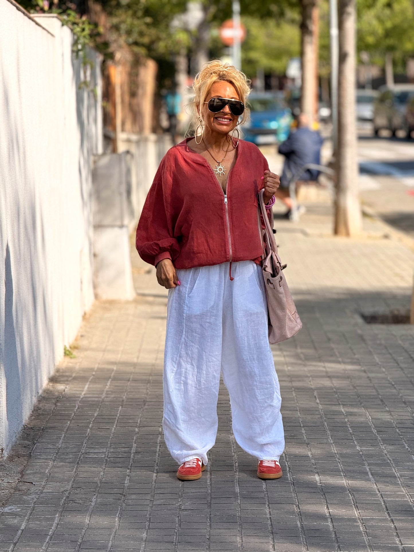 BOMBER LINO CAMILLE MULTICOLOR