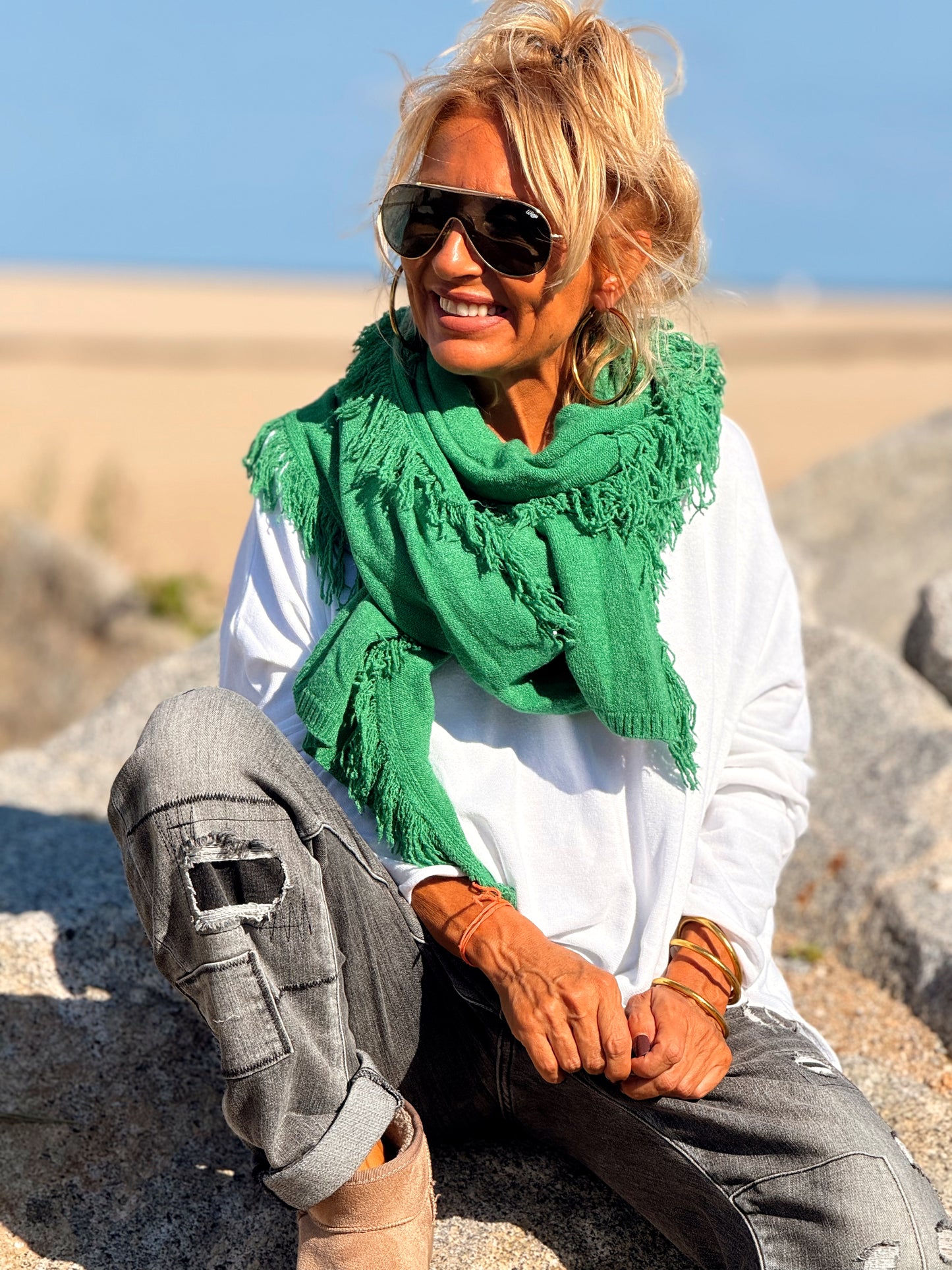 BUFANDA FLECOS CELINE MULTICOLOR