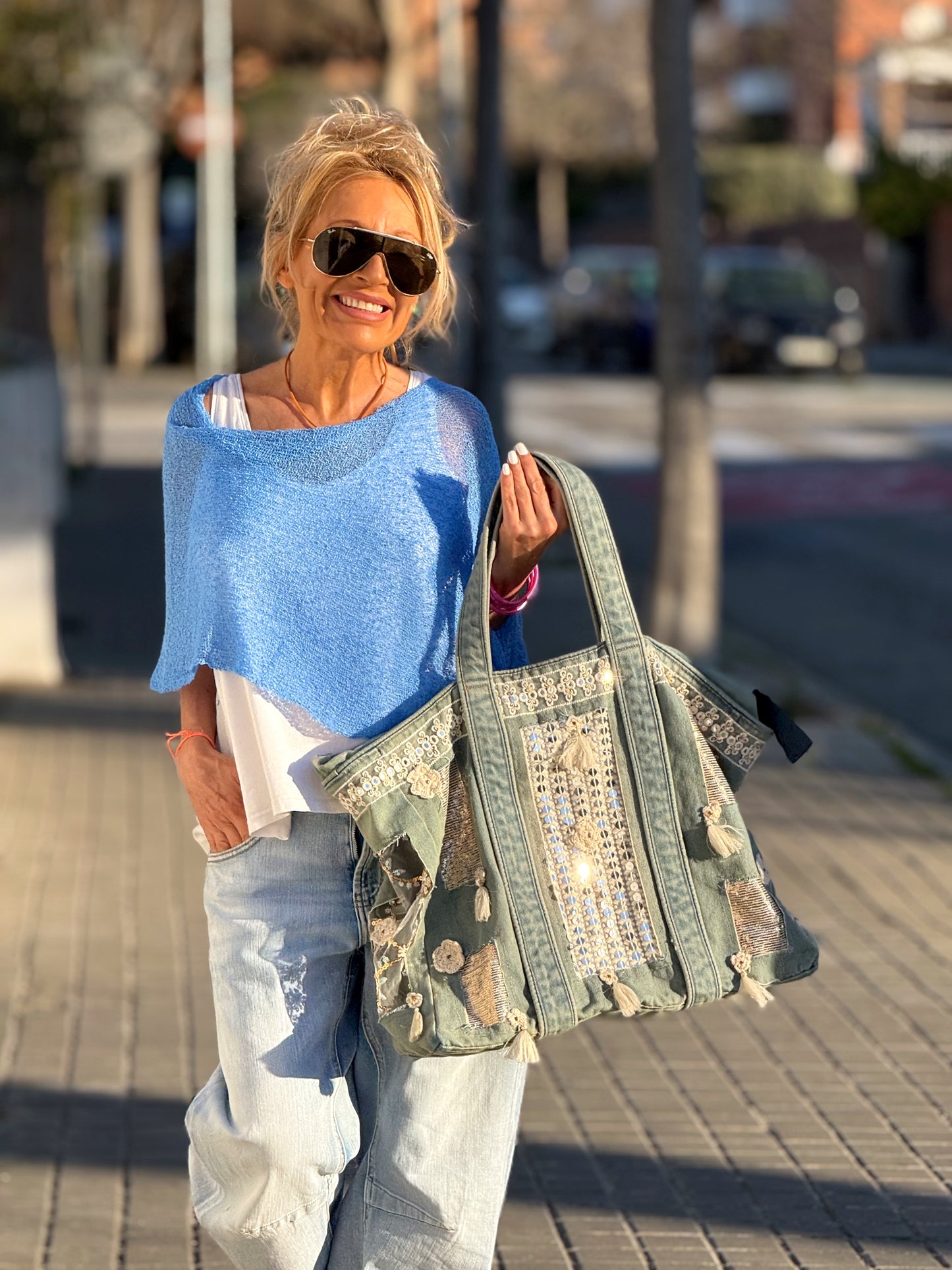 CAPA OVERSIZE ANNY MULTICOLOR