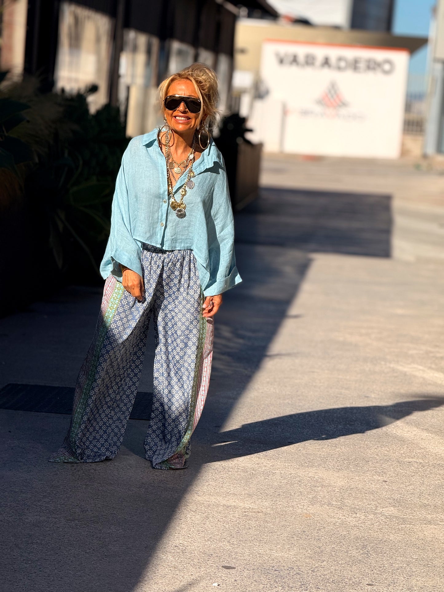 PANTALON HIPPIE CHIC ESTAMPADO MULTICOLOR