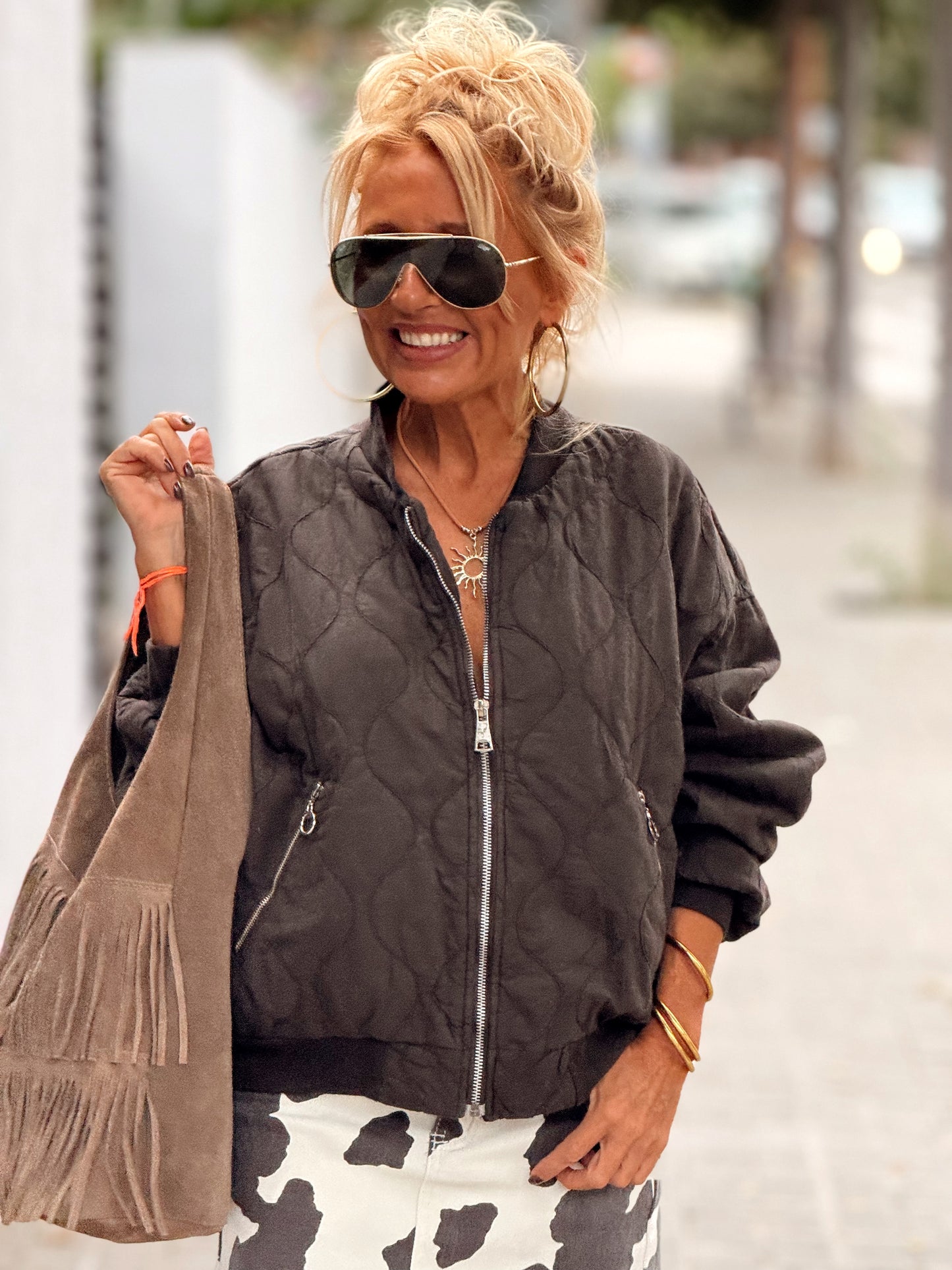 BOMBER FILIPA MULTICOLOR