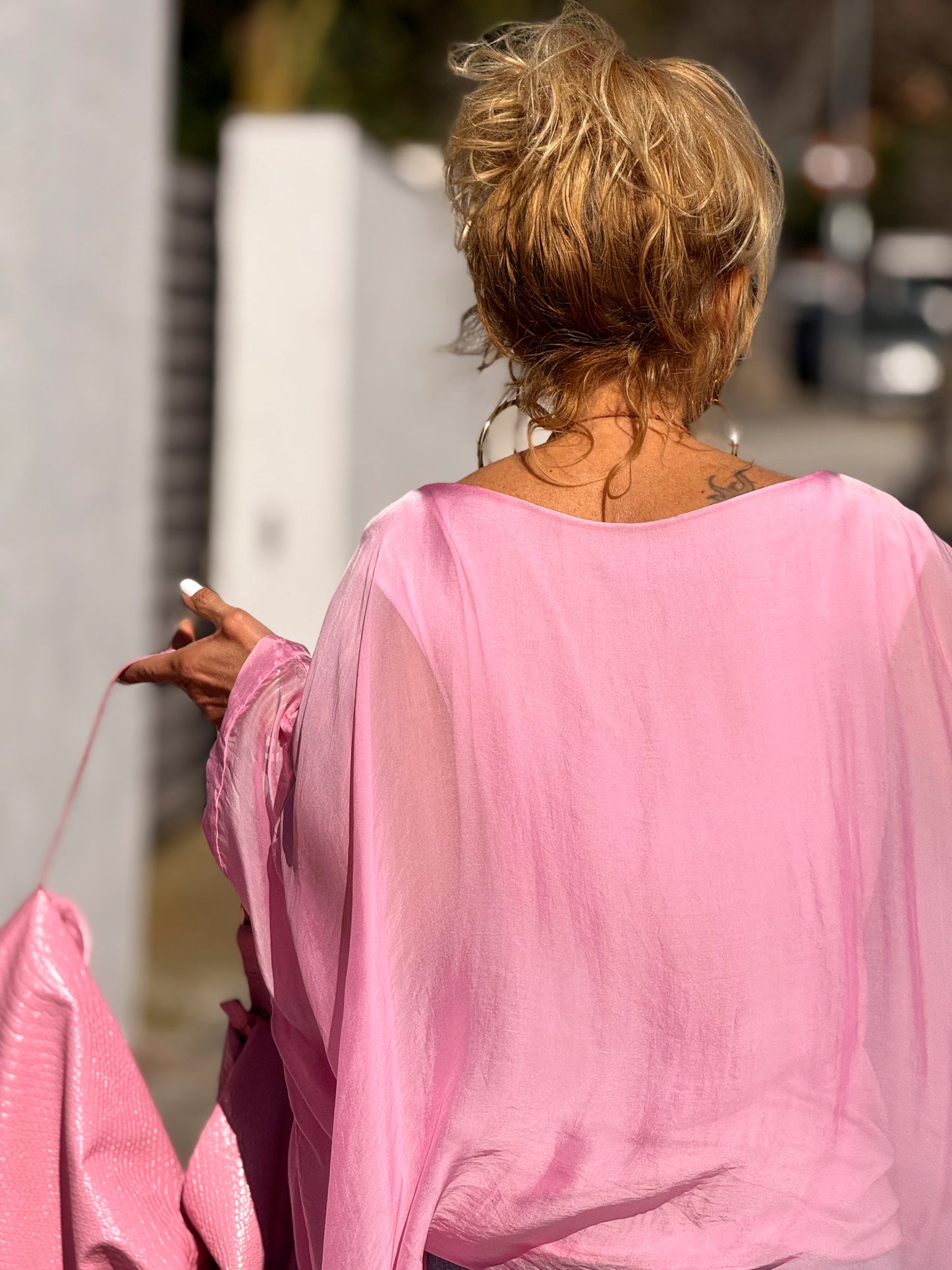 BLUSA CON TOP OVERSIZE ASIMÉTRICA NOA MULTICOLOR