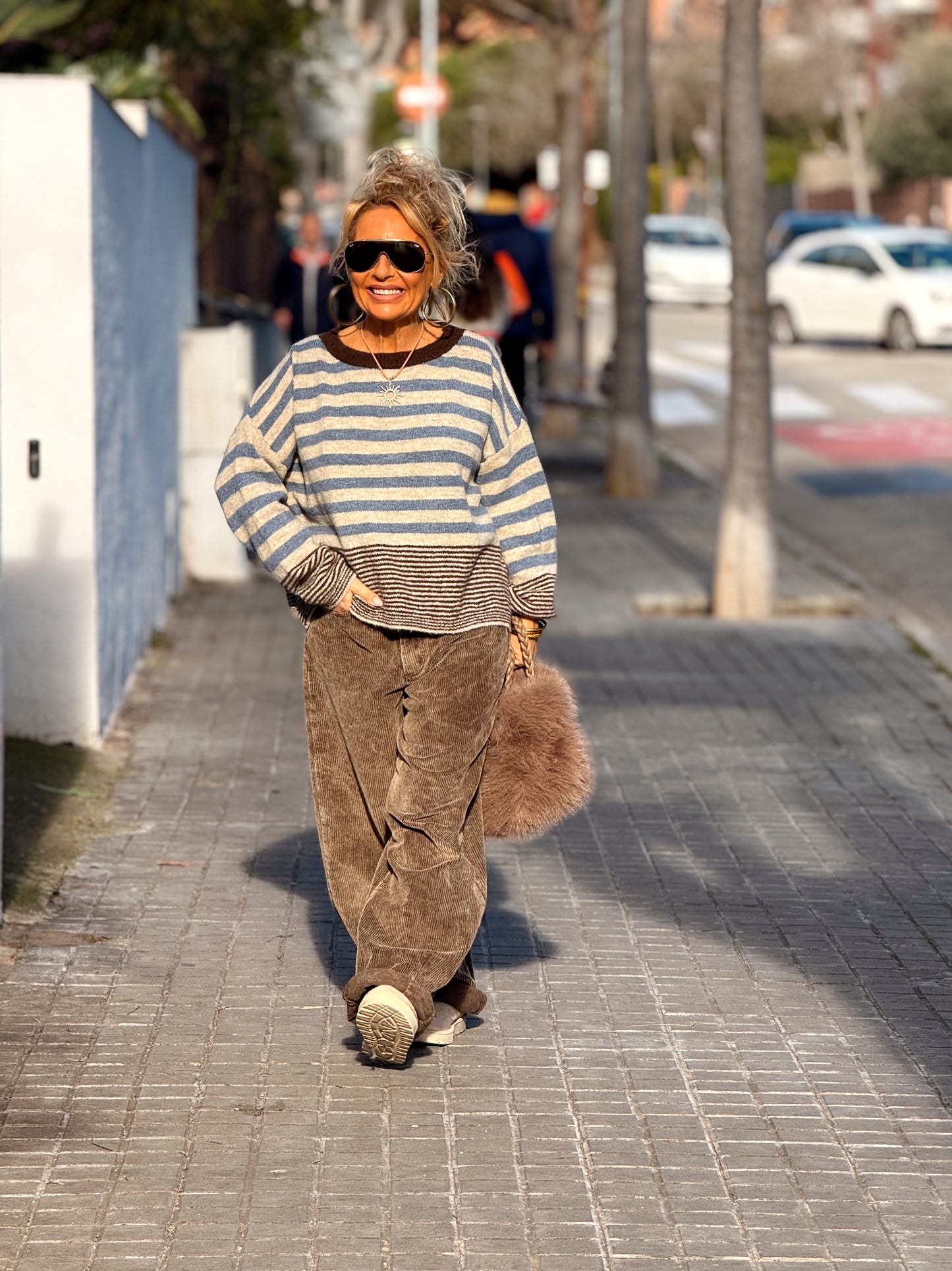 JERSEY DE PUNTO RAYAS LOLA MULTICOLOR