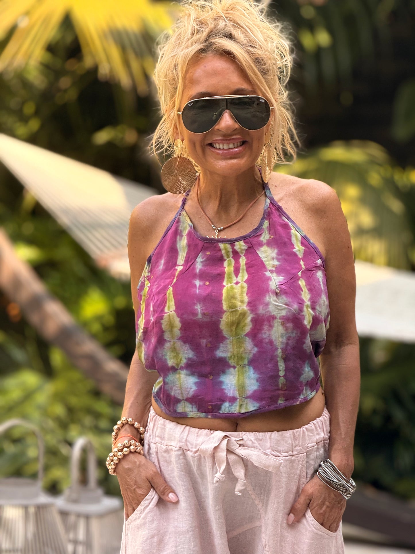TOP CORTO INDY MULTICOLOR