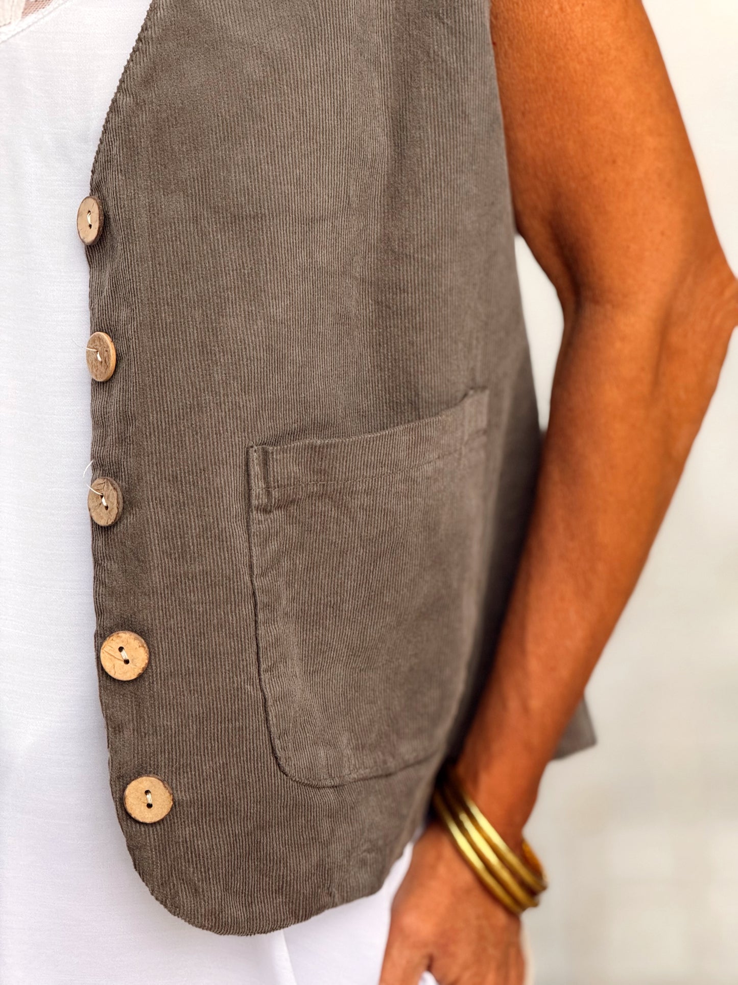 CHALECO PANA RITA TOPO