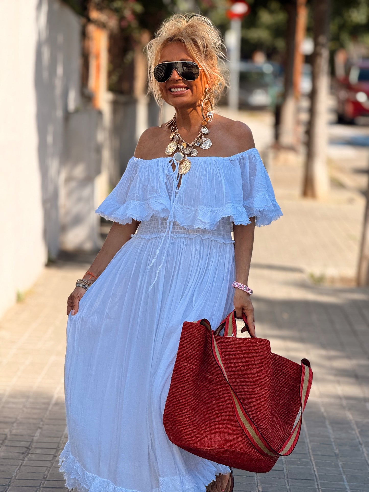 VESTIDO BOHO MULTICOLOR