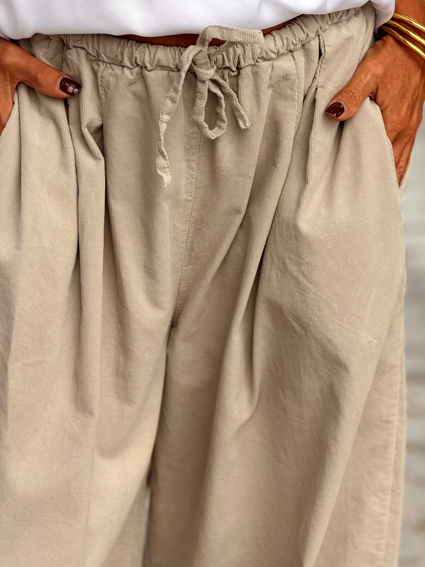 PANTALON OVERSIZE PANA JOGGER MULTICOLOR