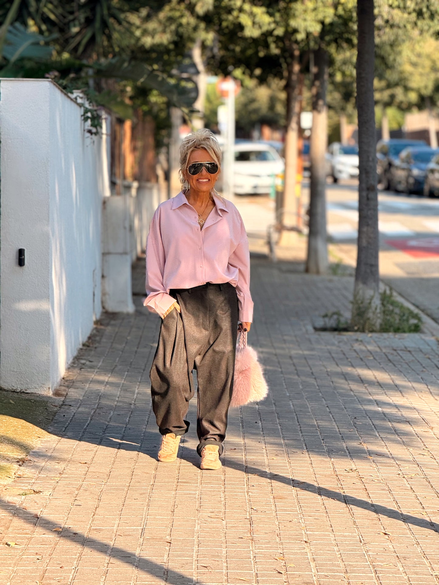 CAMISA OVERSIZE PLIEGUE ENEA MULTICOLOR