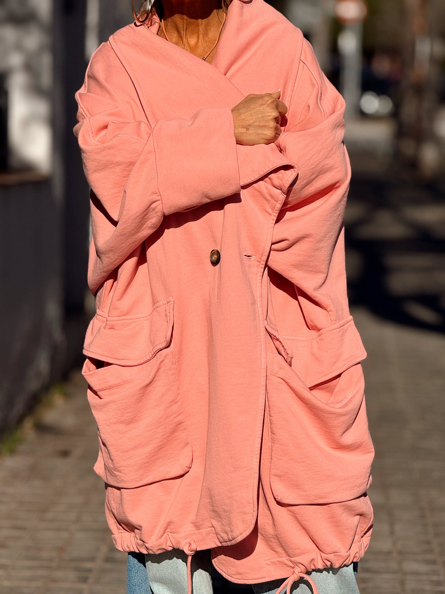 TRENCH SUPER OVERSIZE LOURDES MULTICOLOR