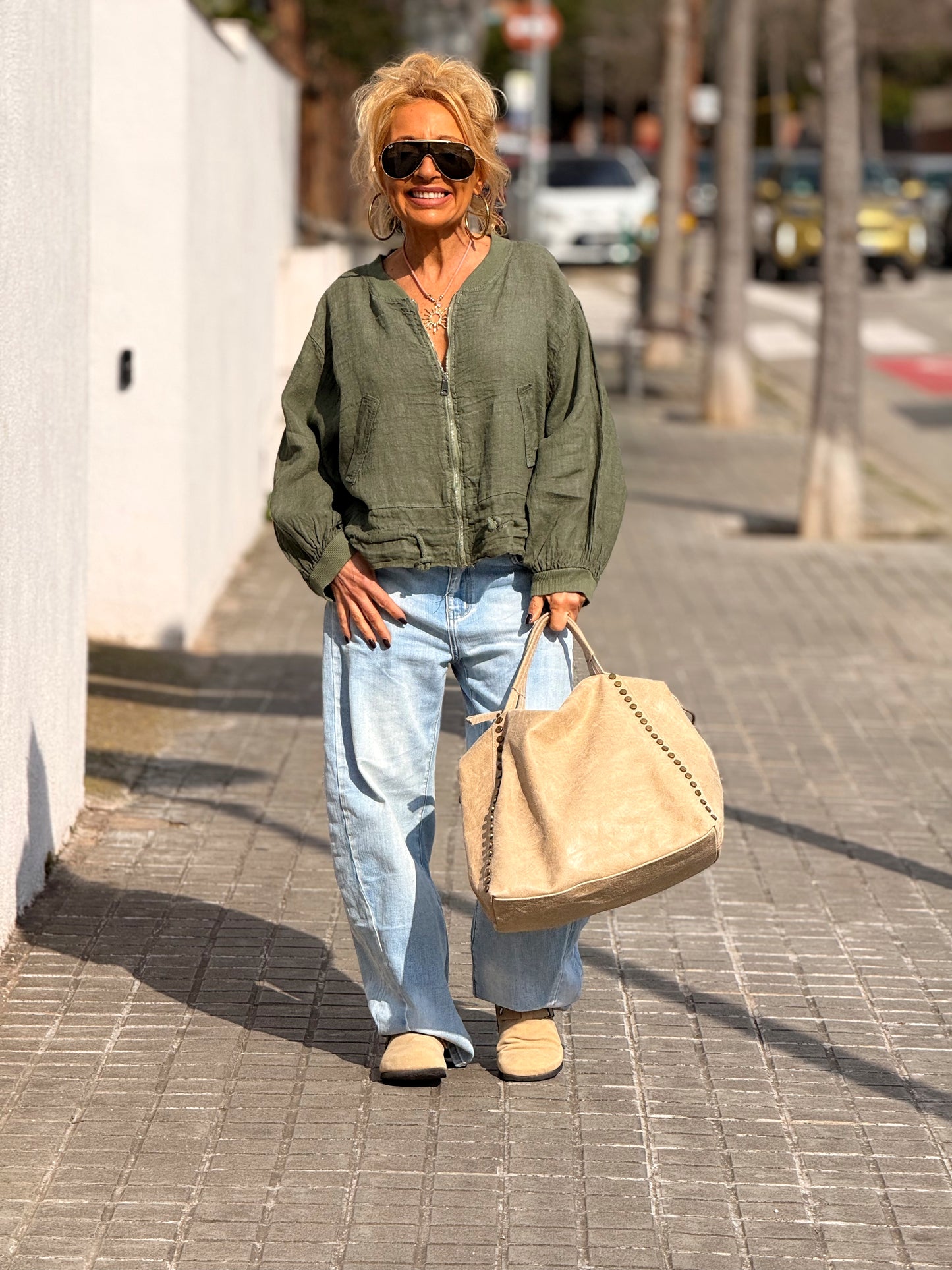 BOMBER LINO CAMILLE MULTICOLOR