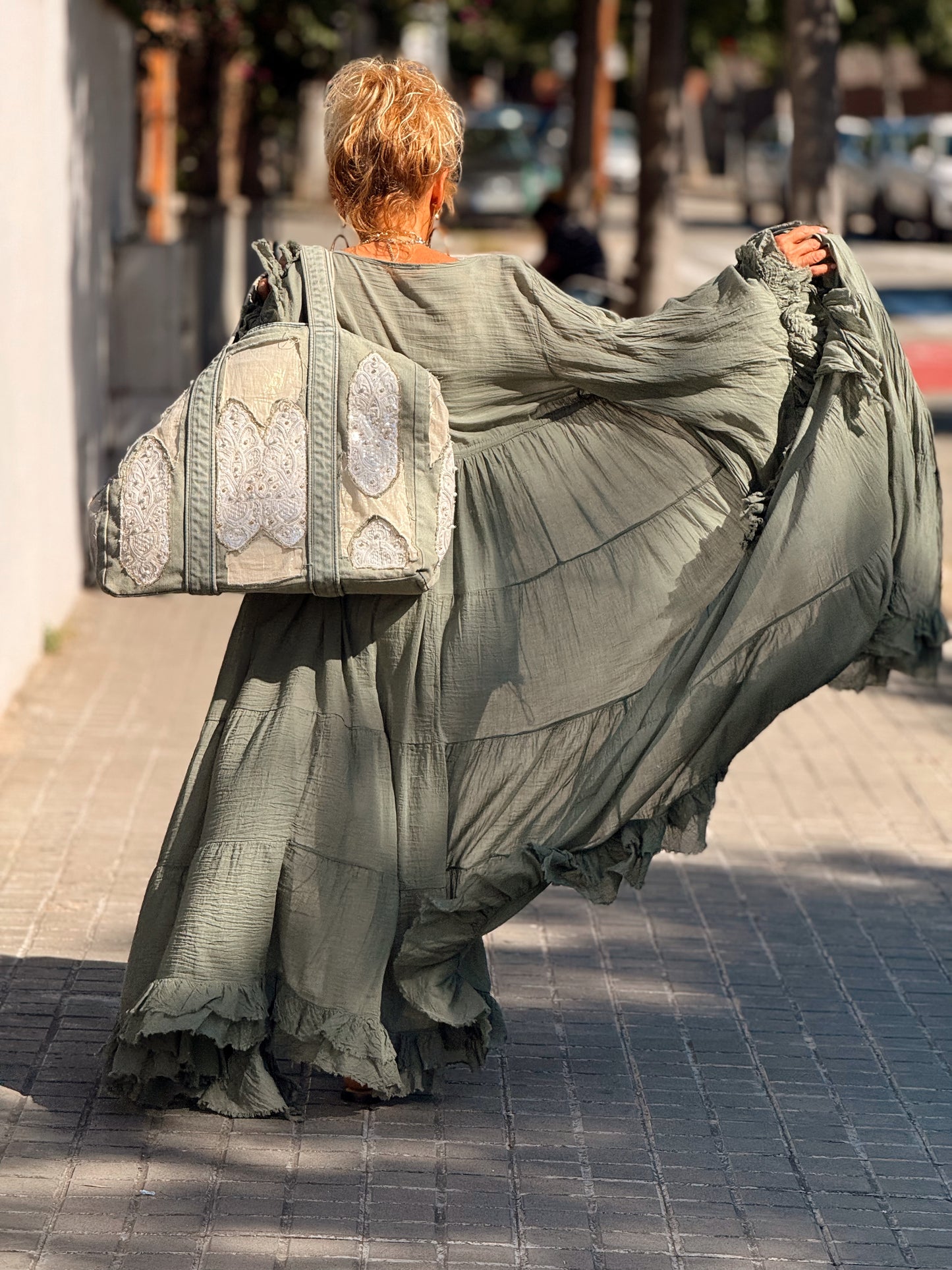 KIMONO SUPER OVERSIZE BOHO MULTICOLOR