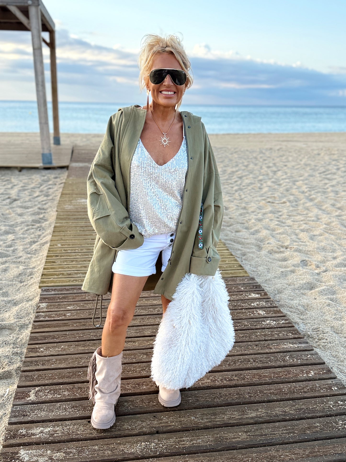 PARKA OVERSIZE SOFIA MULTICOLOR