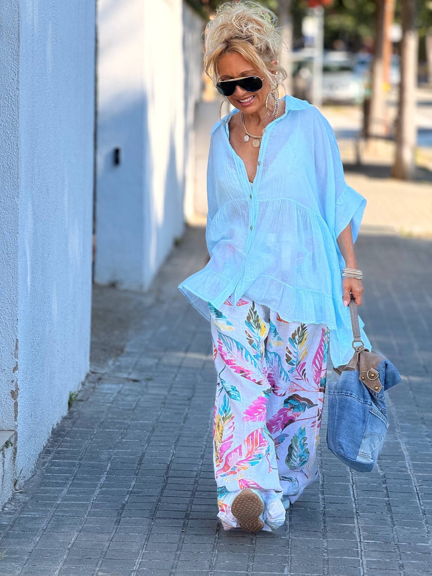 PANTALÓN ESTAMPADO FATY MULTICOLOR