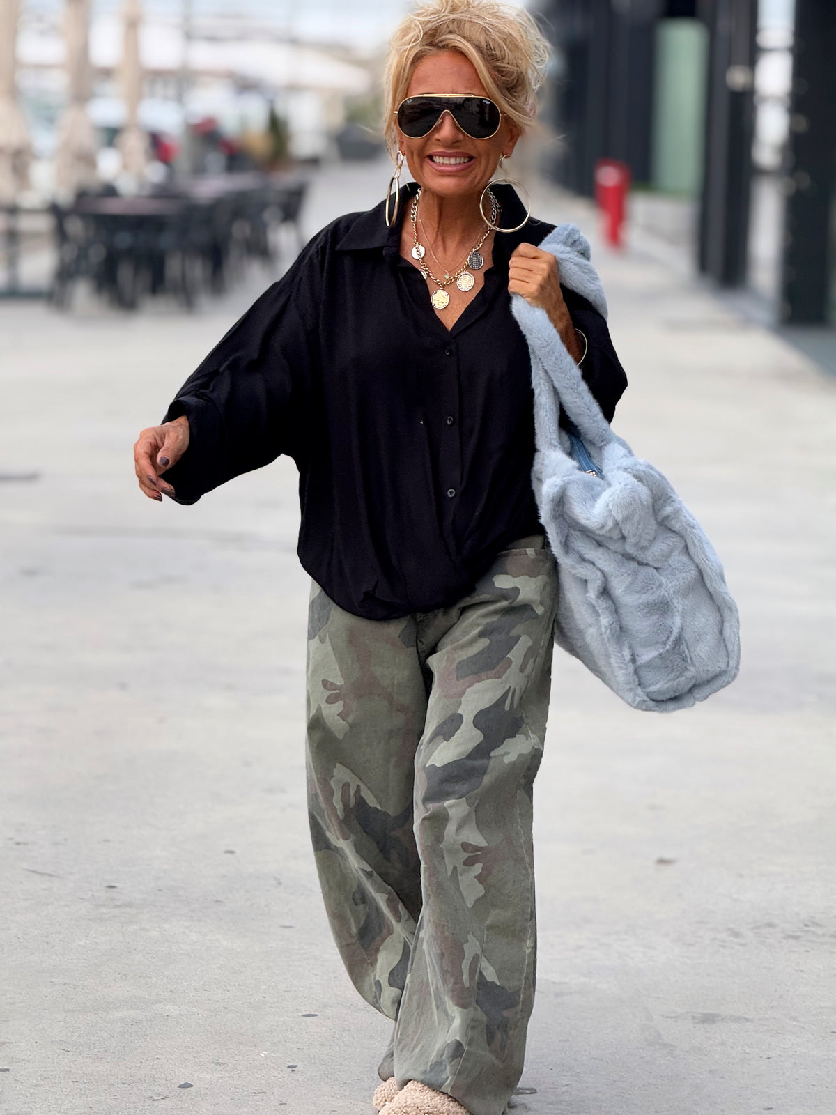 PANTALON CAMUFLAJE MAGDA MULTICOLOR