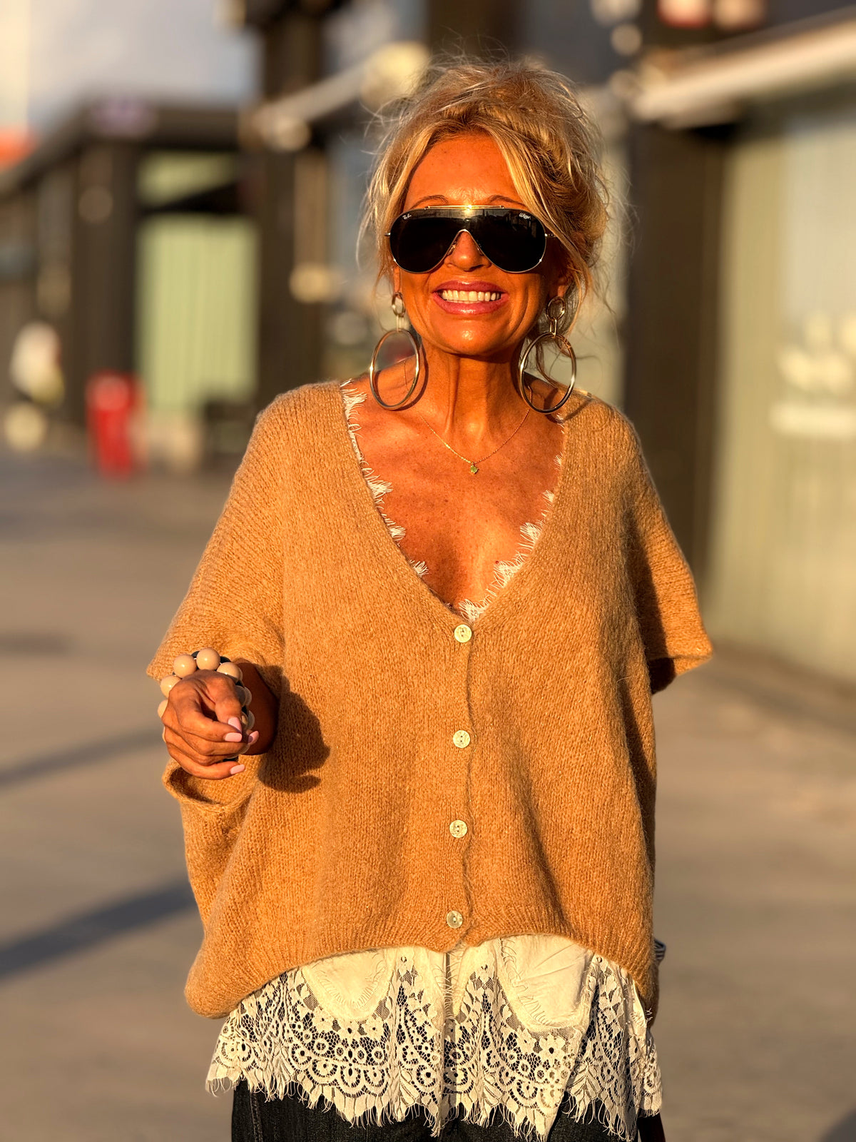 CHALECO OVERSIZE MARIANA MULTICOLOR