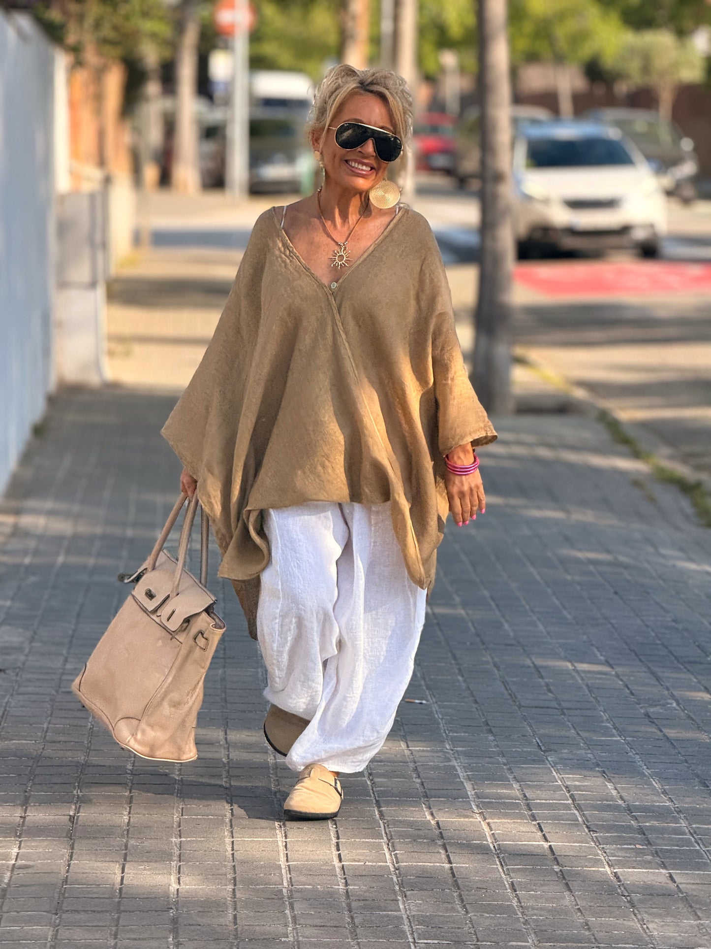 BLUSA SÚPER OVERSIZE MARIO MULTICOLOR
