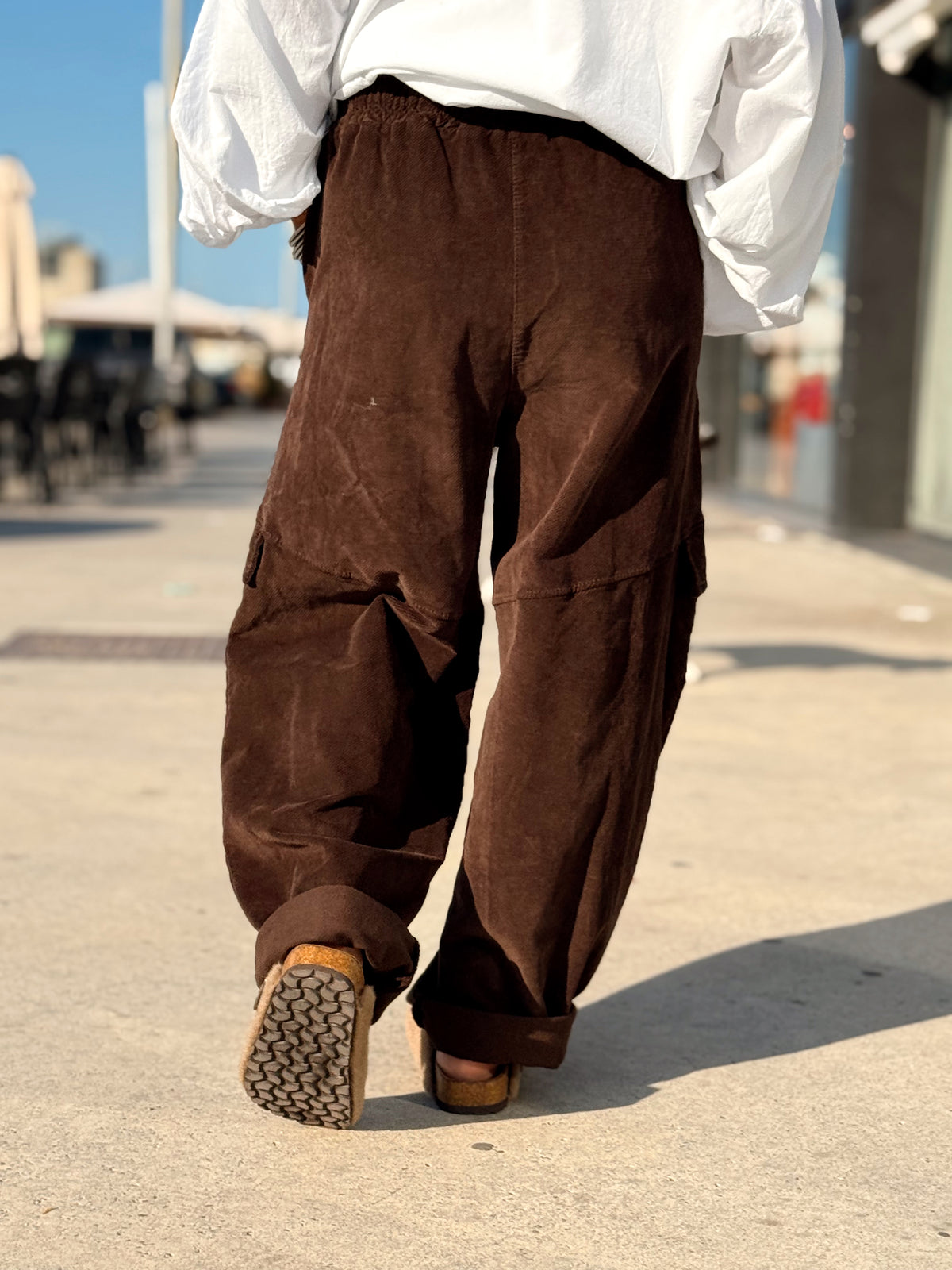 PANTALON PANA CON BOLSILLO SALLY MULTICOLOR