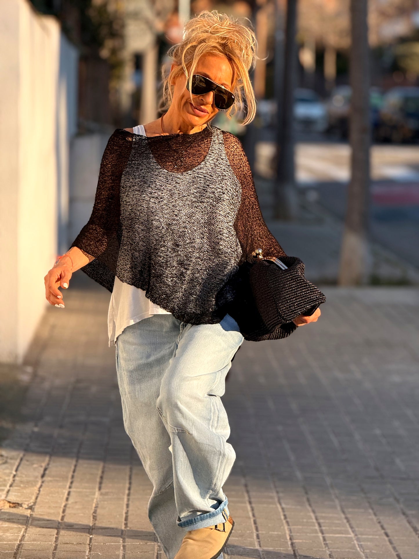 CAPA OVERSIZE ANNY MULTICOLOR