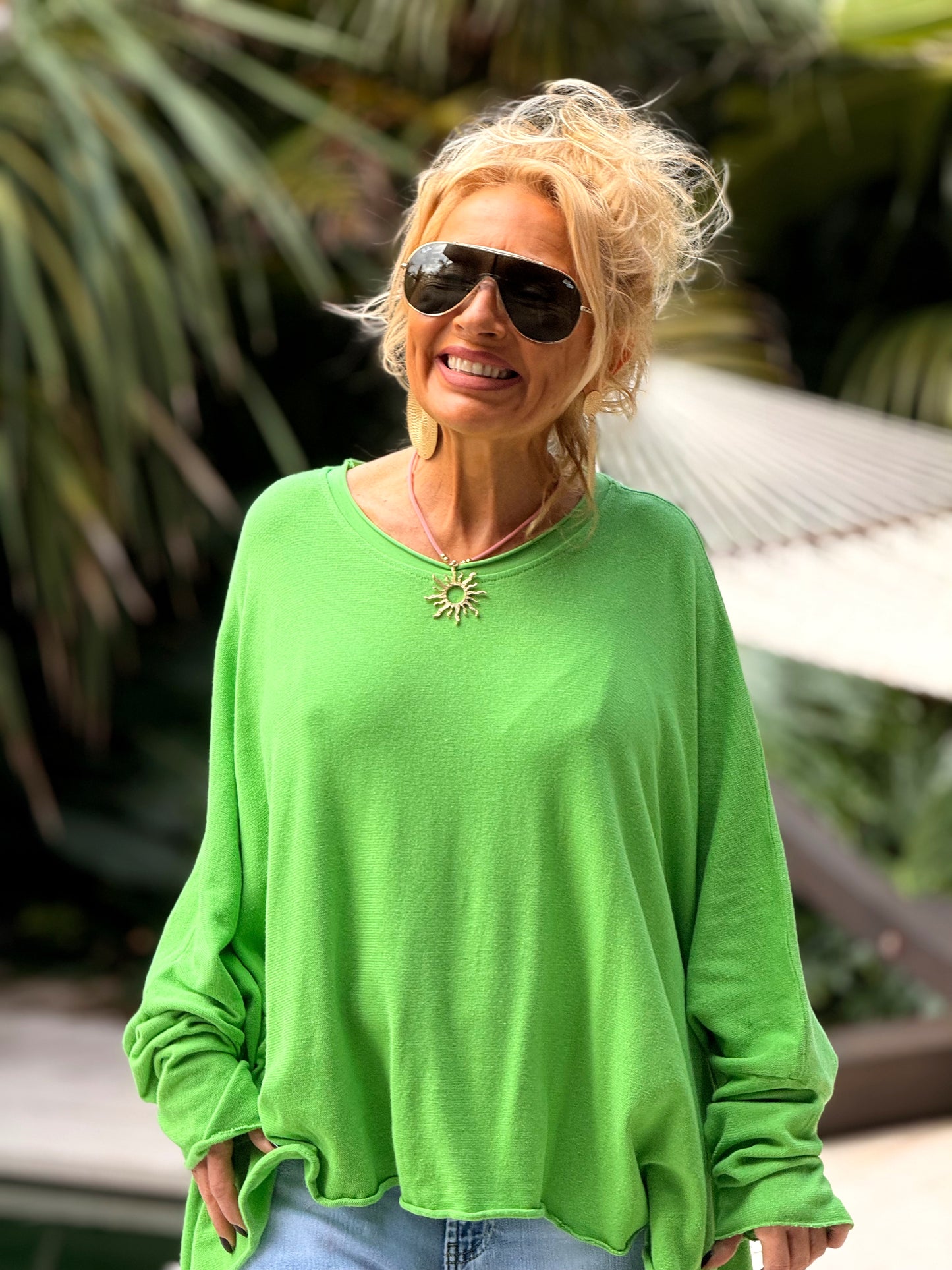 CAMISETA DESGASTADA SUPER OVERSIZE DANI MULTICOLOR