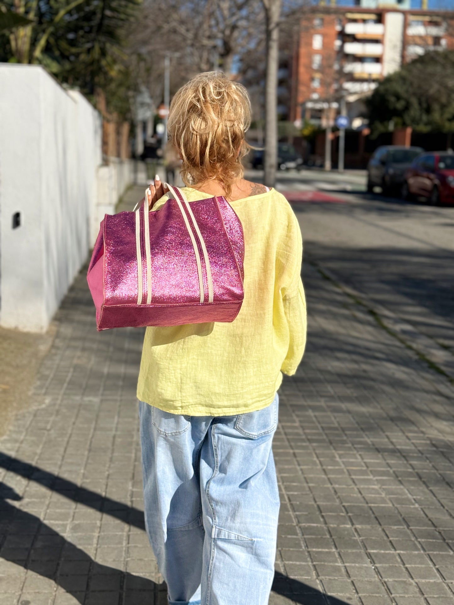 BLUSA DE LINO FABIO MULTICOLOR