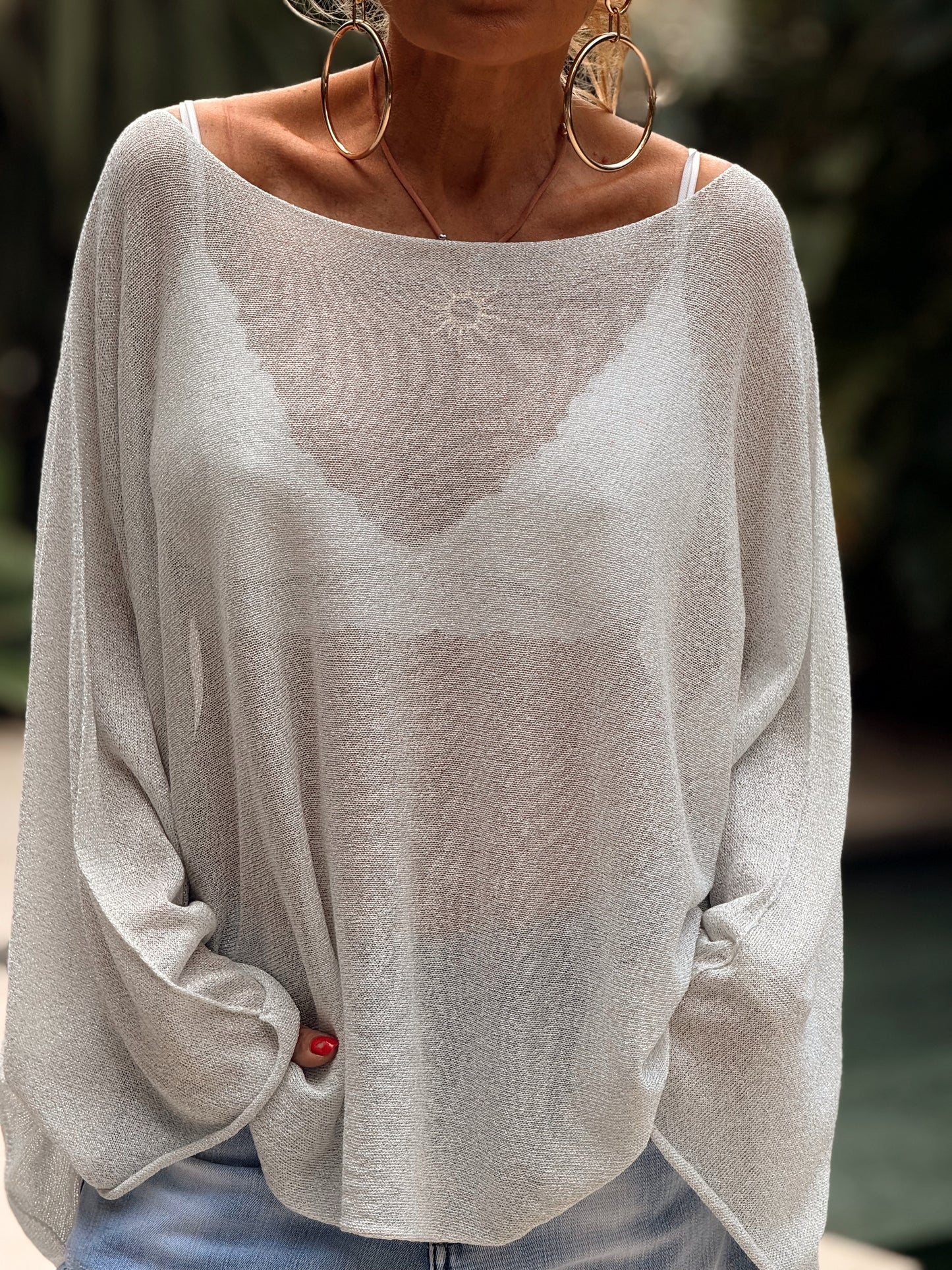 JERSEY BRILLANTE SUPER OVERSIZE ARLETTE MULTICOLOR