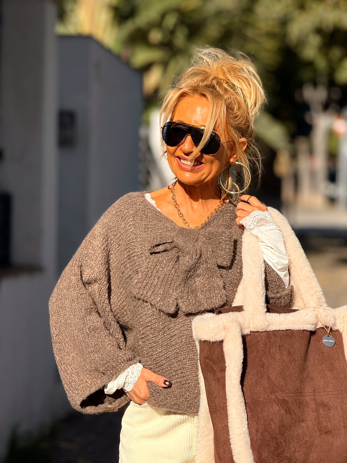 JERSEY CON LAZO MULTICOLOR