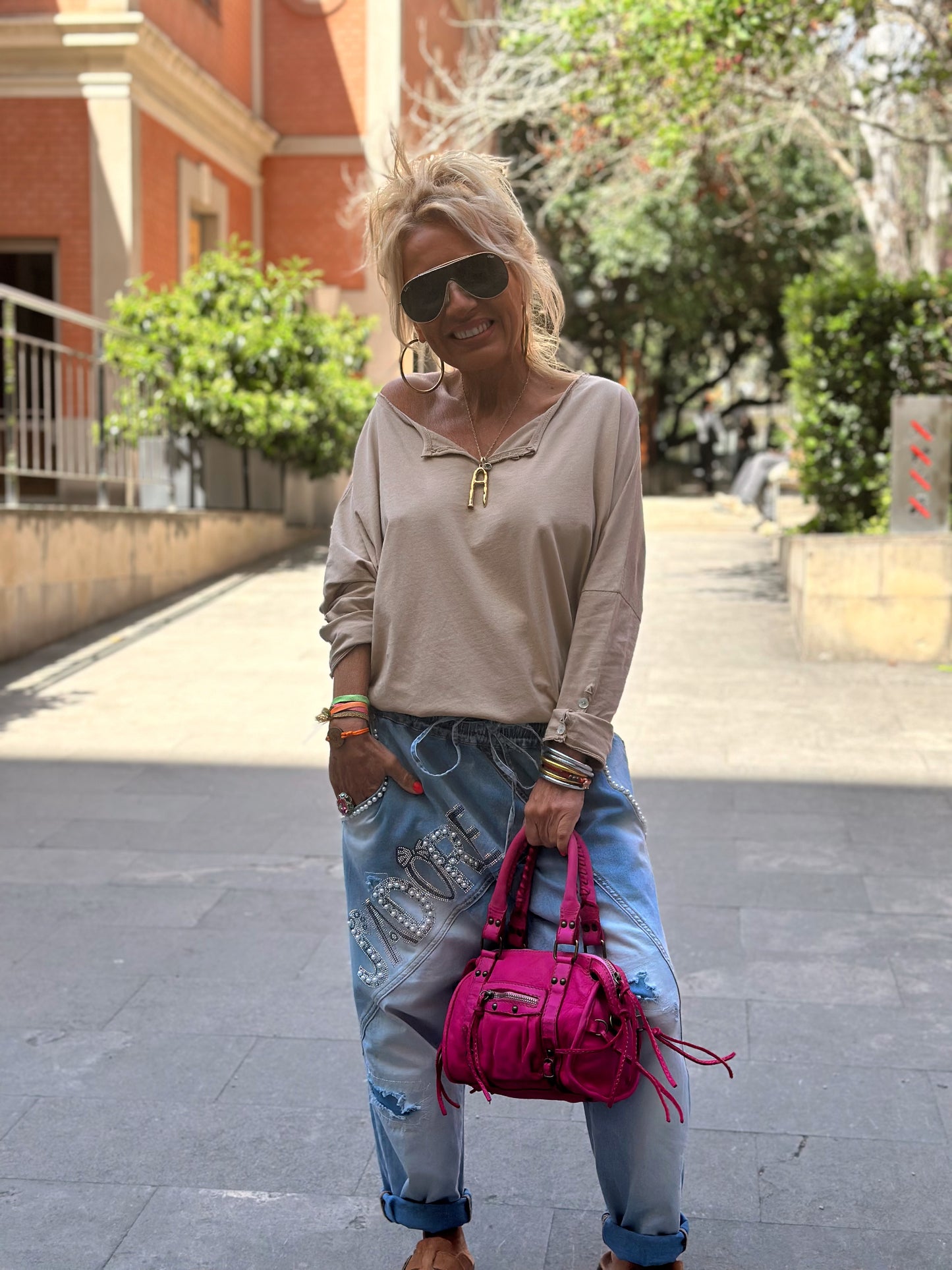 CAMISETA ROLLAND CAMEL