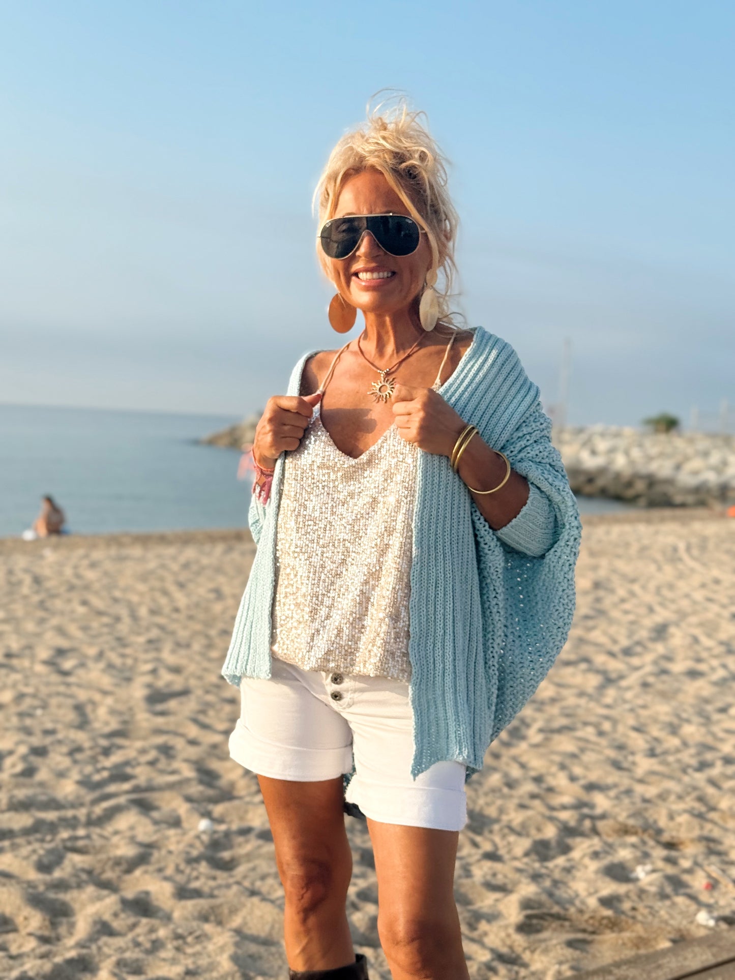 CHAQUETA AGUJERO SABINE MULTICOLOR